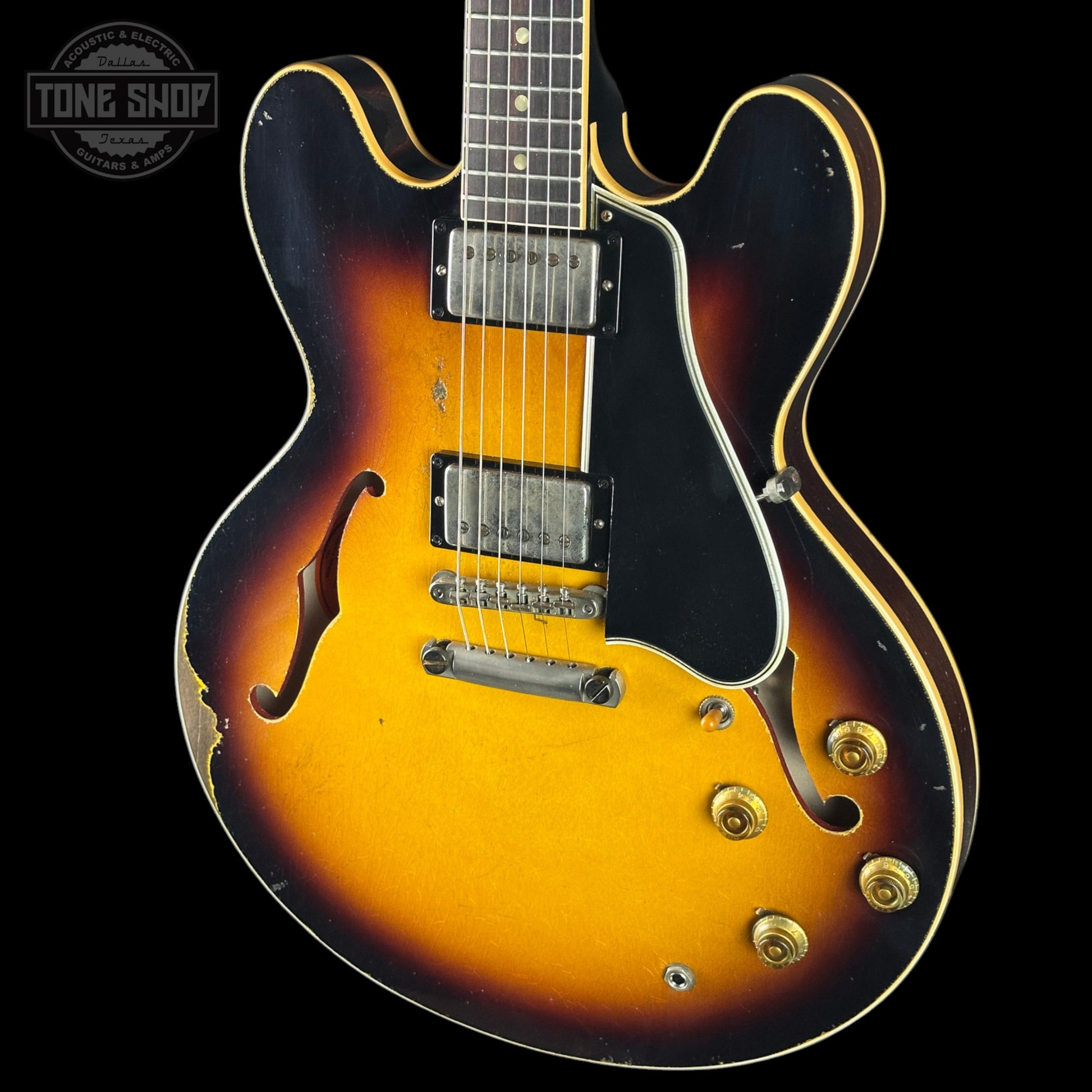 Gibson Custom 1959 ES-335 Reissue Ultra Heavy Aged Vintage Burst w/case A950436