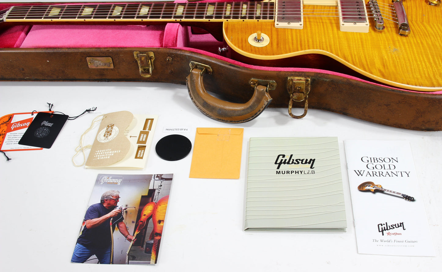 2021 Gibson 1959 Les Paul Murphy Painted & Heavy Aged Murphy Lab - '59 Reissue, R9, Custom Shop, Lemon Drop