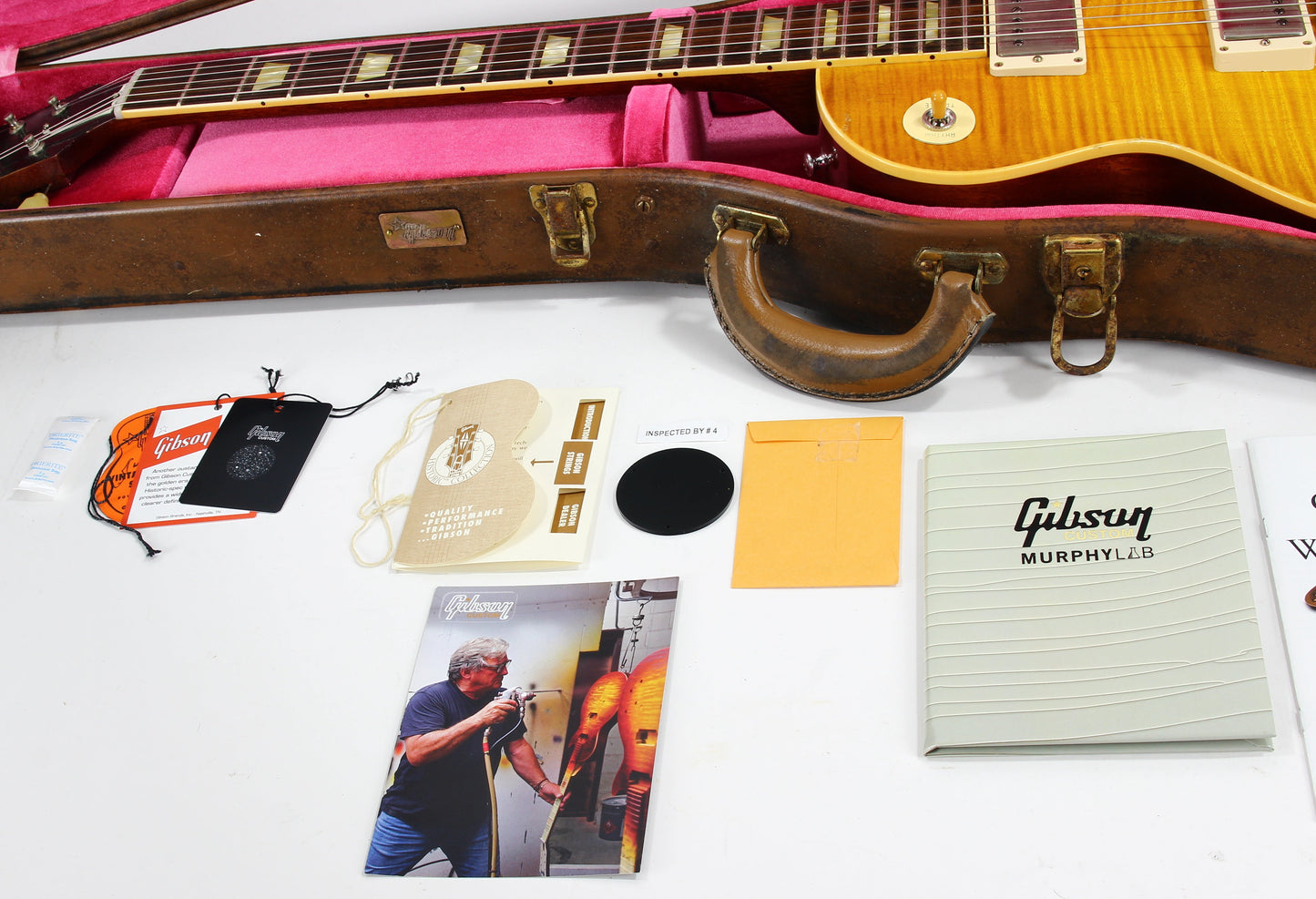 2021 Gibson 1959 Les Paul Murphy Painted & Heavy Aged Murphy Lab - '59 Reissue, R9, Custom Shop, Lemon Drop