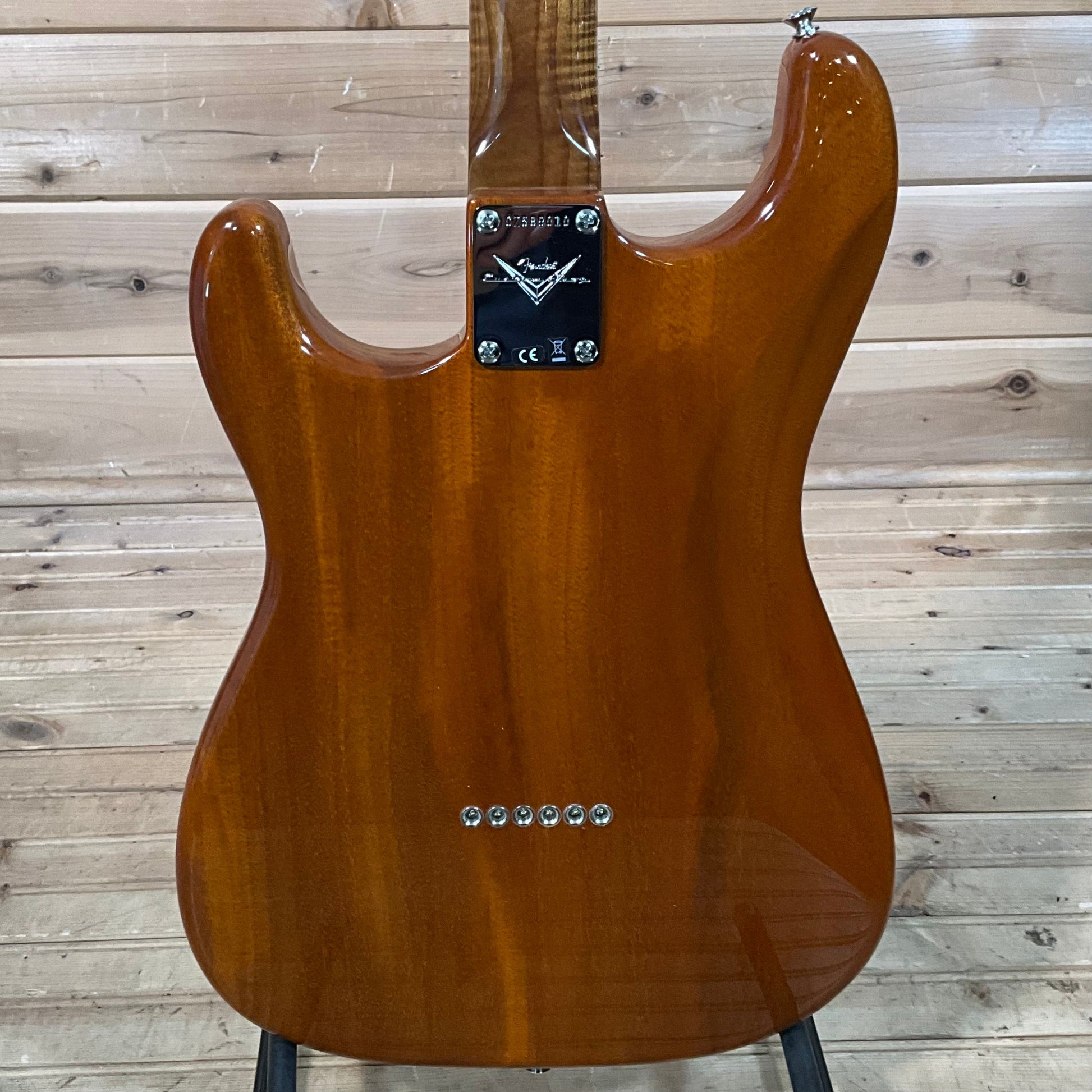 Fender Custom Shop Artisan Koa Dual P90 Stratocaster - Aged Natural