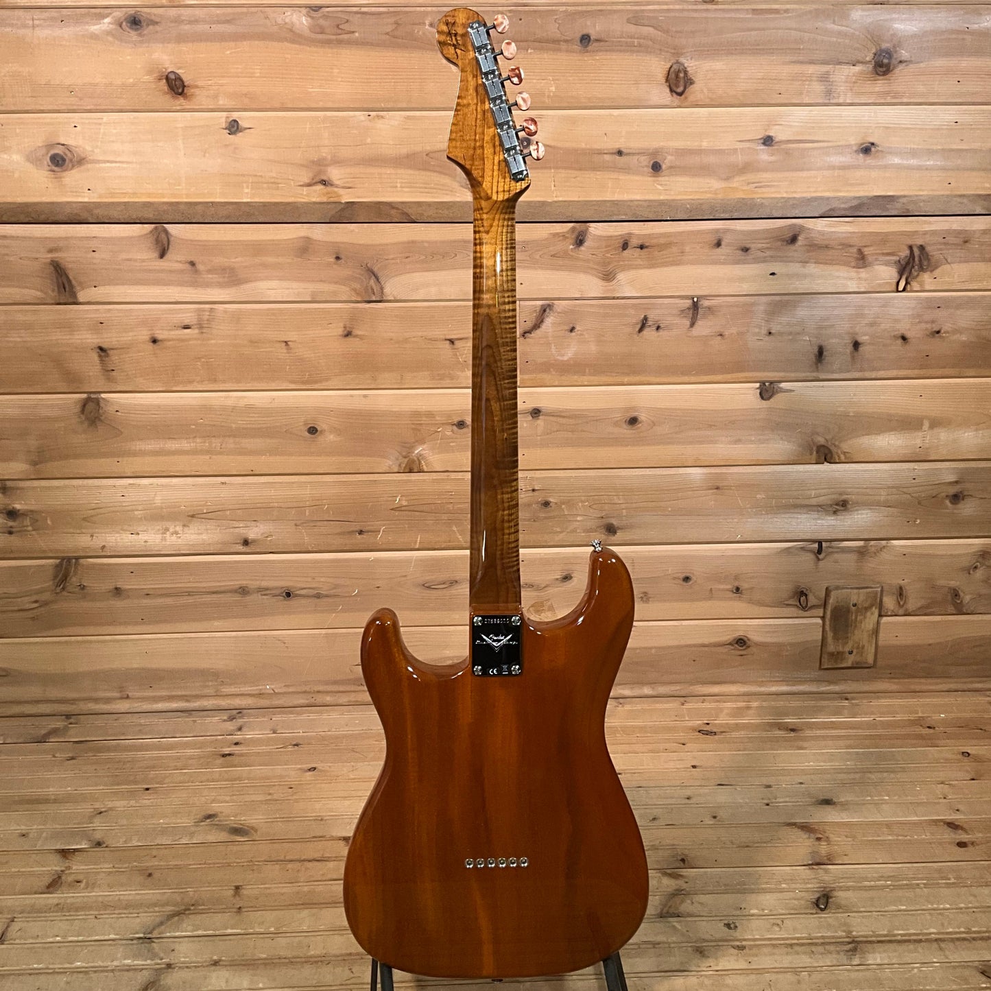 Fender Custom Shop Artisan Koa Dual P90 Stratocaster - Aged Natural