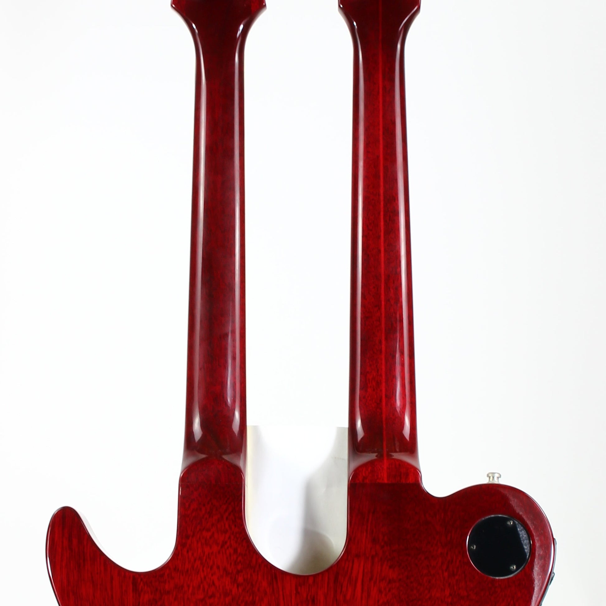 1997 Guild USA Crossroads Slash Double Neck Guitar Transparent Red Custom Shop