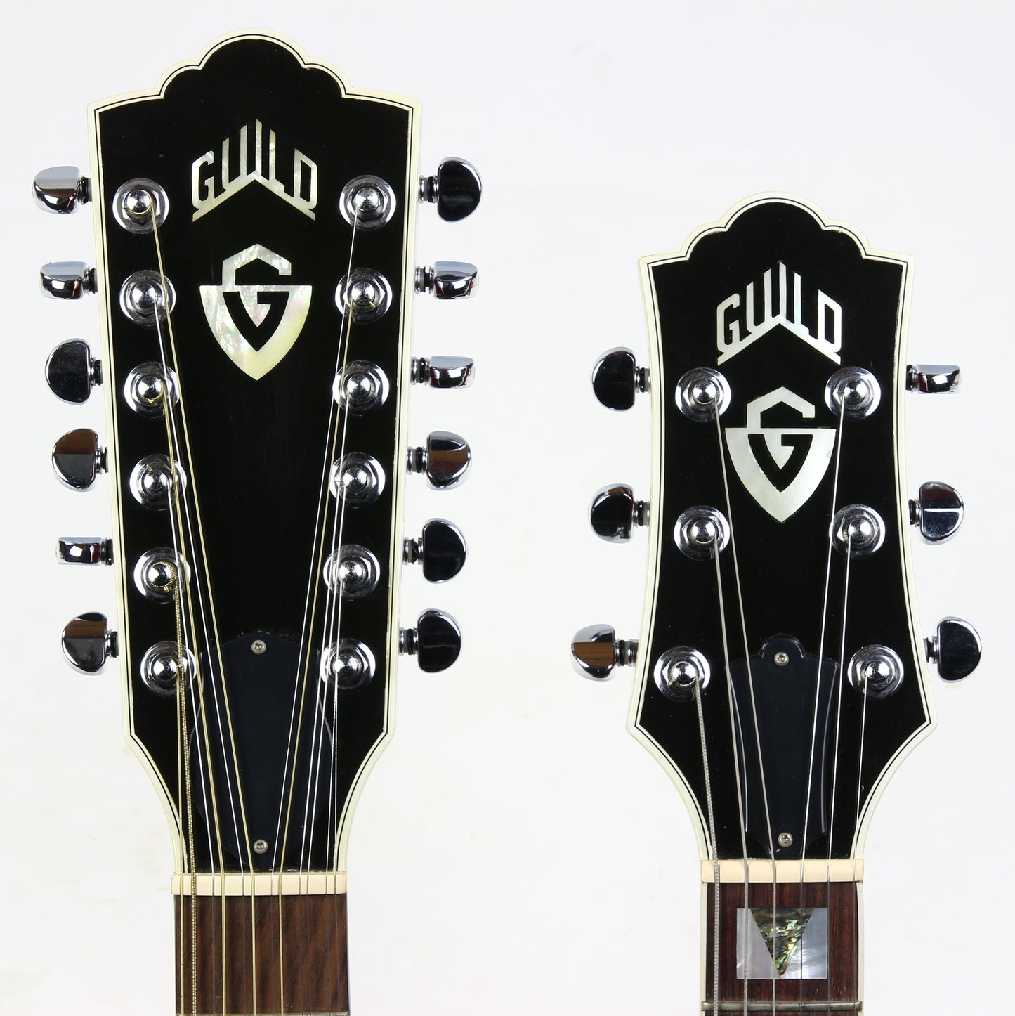 1997 Guild USA Crossroads Slash Double Neck Guitar Transparent Red Custom Shop
