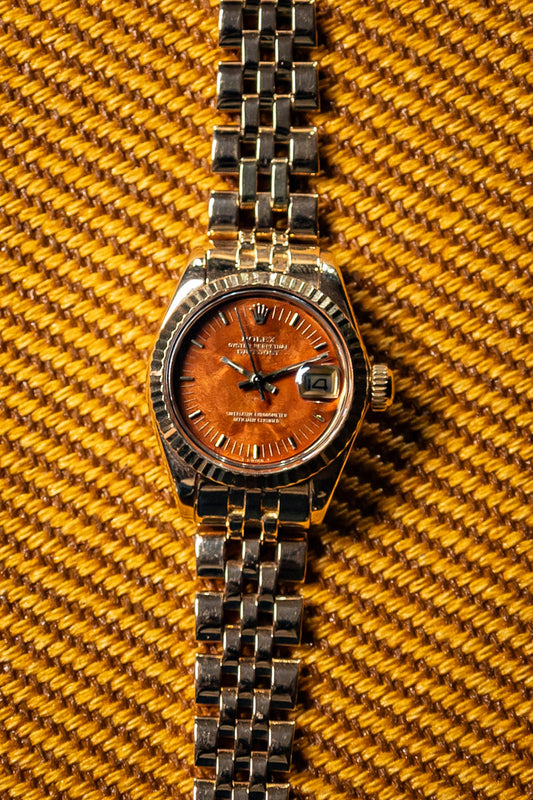 Rolex Ladies Datejust “Wood Dial” 18k Yellow Gold Ref. 6917 Circa 1977/8