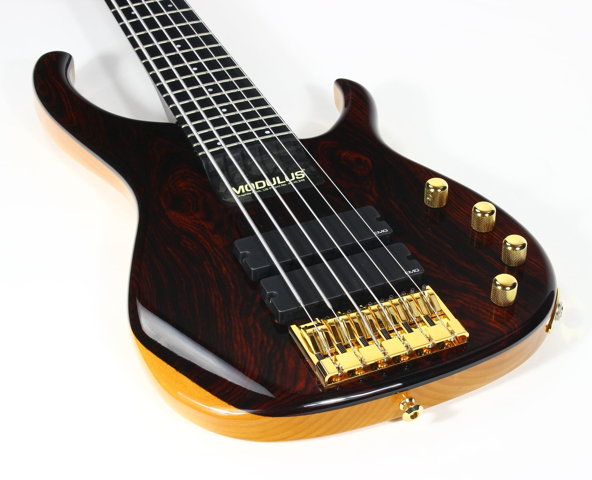 MINT! 1994 Modulus BSQ6XL-SS Quantum 6 String Sweet Spot Standard Bass Q6 | Cocobolo Top Carbon Fiber spi