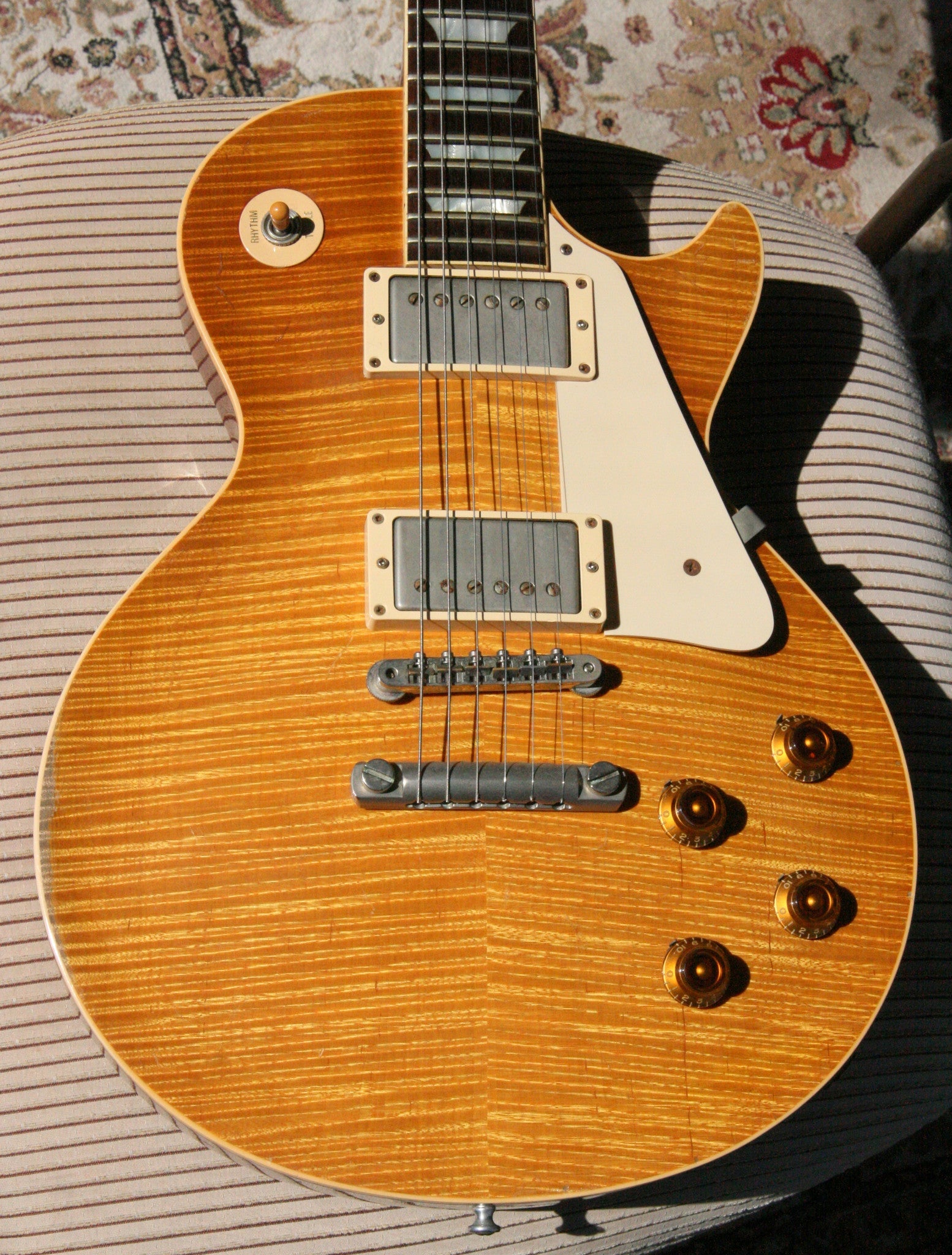 1959 Gibson HISTORIC MAKEOVERS Les Paul Reissue! BRAZILIAN ROSEWOOD Board! 2000 LP HM R9 59 Burst