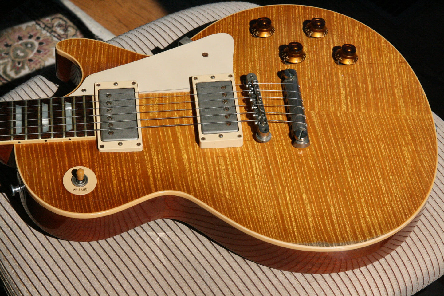 1959 Gibson HISTORIC MAKEOVERS Les Paul Reissue! BRAZILIAN ROSEWOOD Board! 2000 LP HM R9 59 Burst