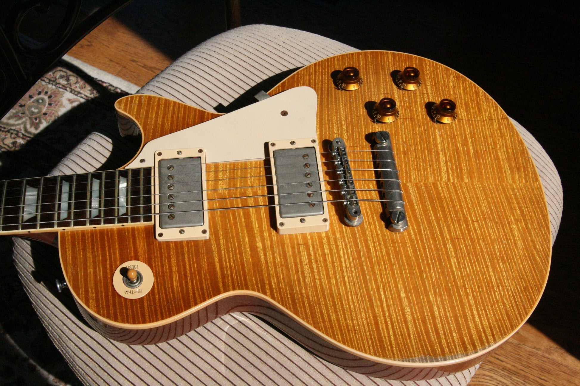 1959 Gibson HISTORIC MAKEOVERS Les Paul Reissue! BRAZILIAN ROSEWOOD Board! 2000 LP HM R9 59 Burst