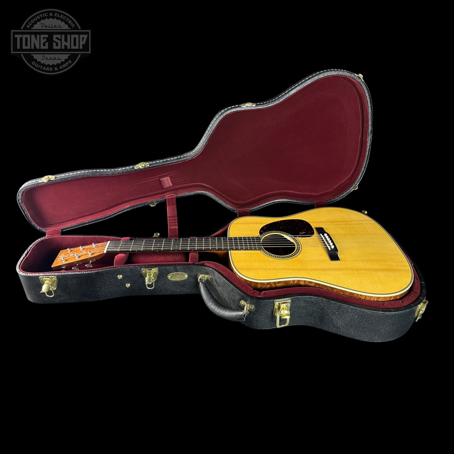 Martin Custom Shop 28 Style Dread Adirondack/Quilted Sapele w/Case 2778270