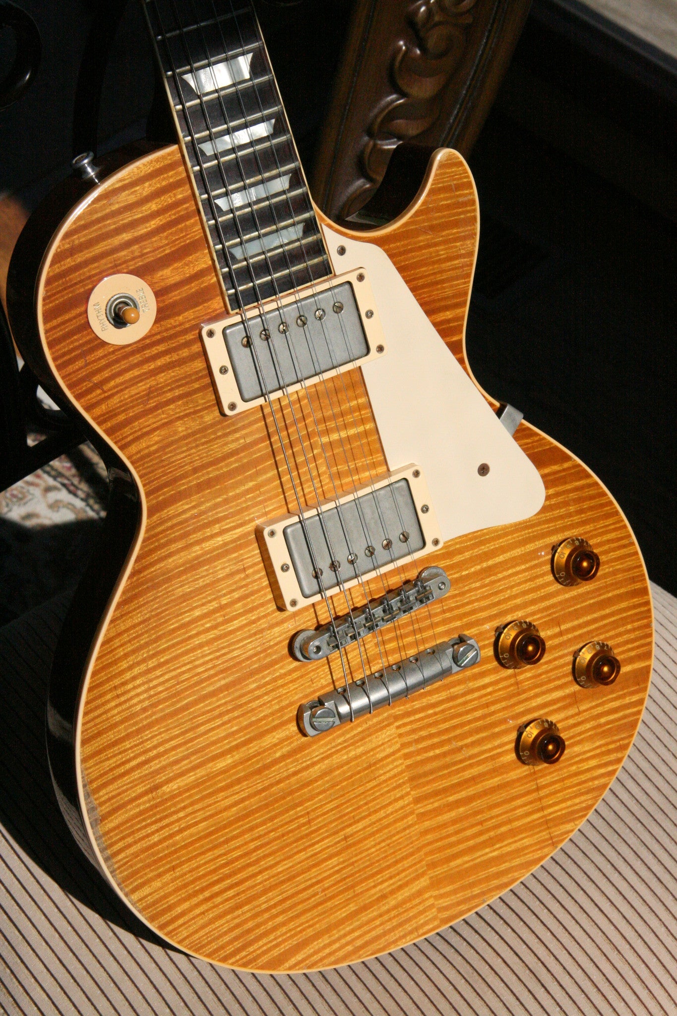 1959 Gibson HISTORIC MAKEOVERS Les Paul Reissue! BRAZILIAN ROSEWOOD Board! 2000 LP HM R9 59 Burst