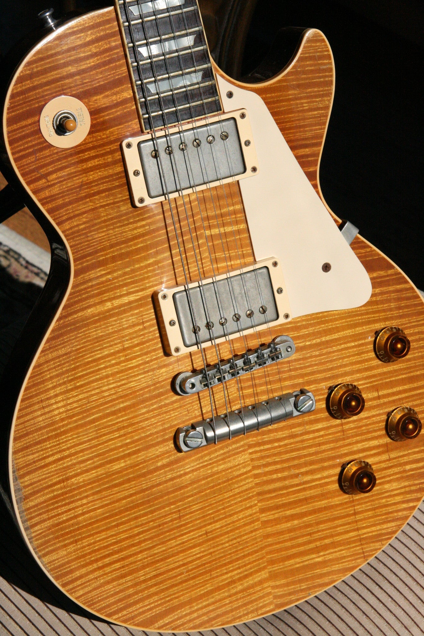 1959 Gibson HISTORIC MAKEOVERS Les Paul Reissue! BRAZILIAN ROSEWOOD Board! 2000 LP HM R9 59 Burst