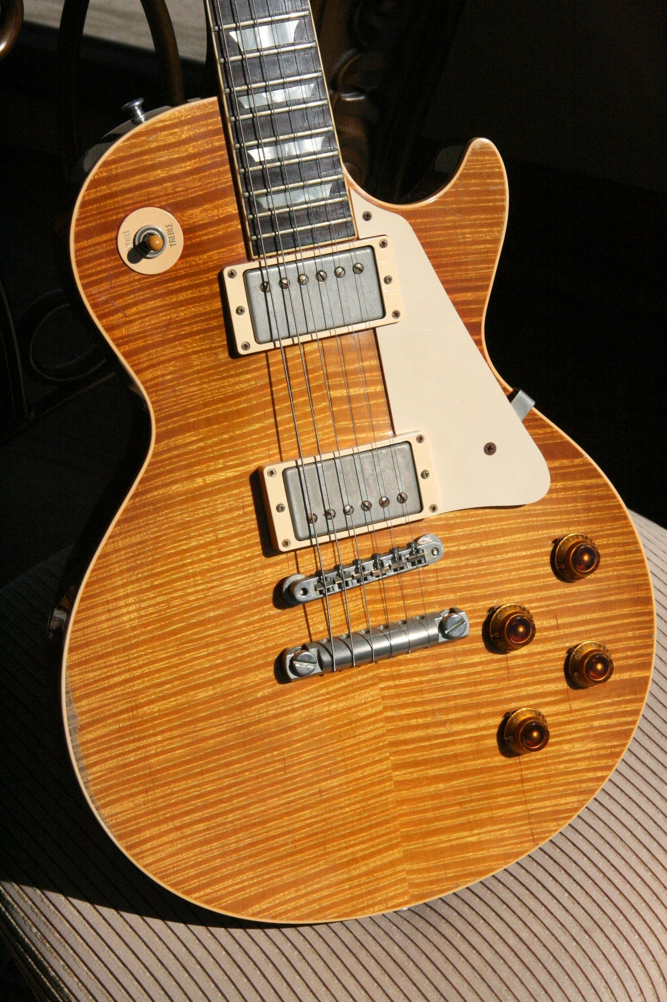 1959 Gibson HISTORIC MAKEOVERS Les Paul Reissue! BRAZILIAN ROSEWOOD Board! 2000 LP HM R9 59 Burst