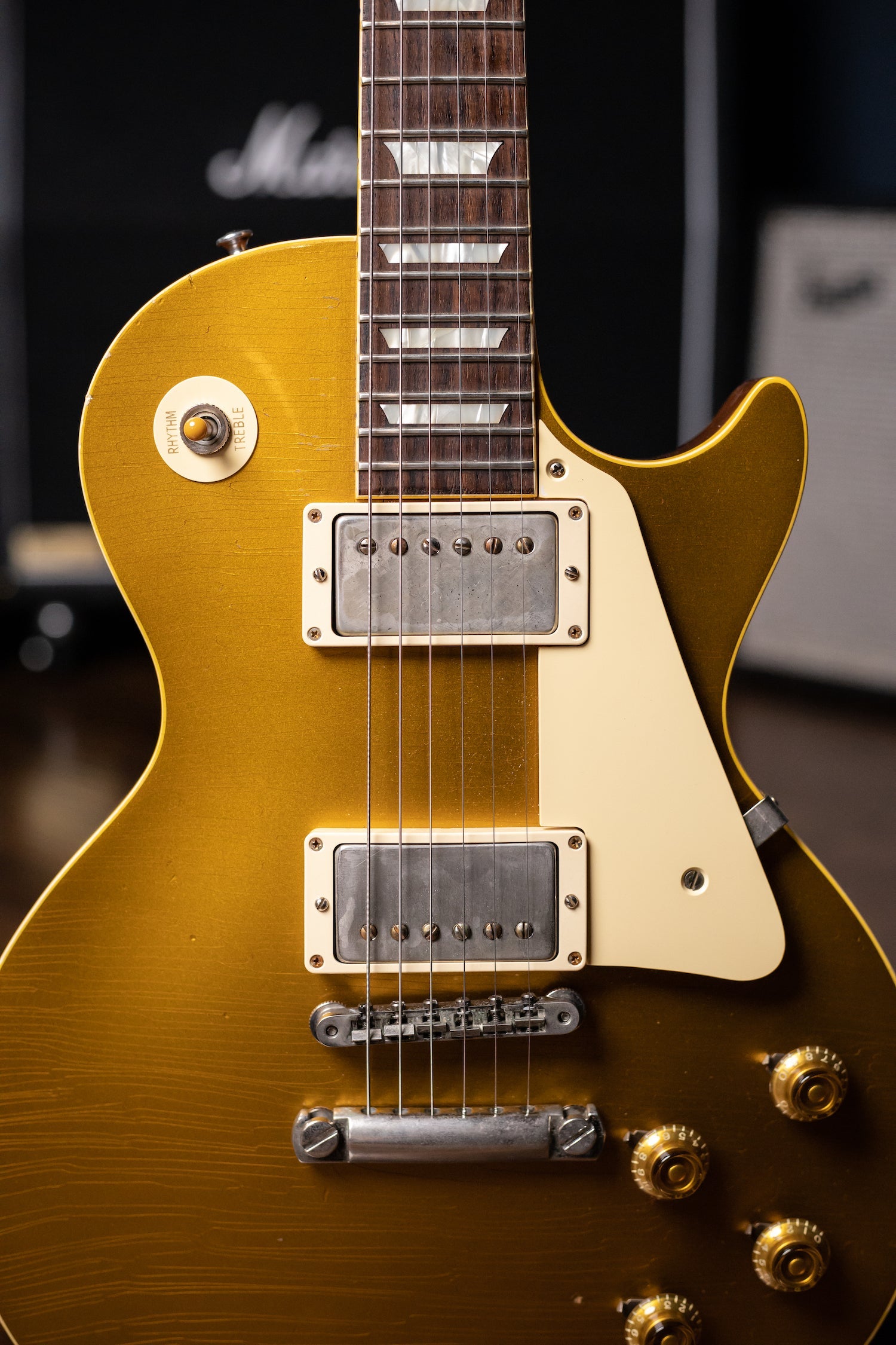 2015 Gibson Custom Shop True Historic Les Paul 1957 Reissue Electric Guitar - Goldtop