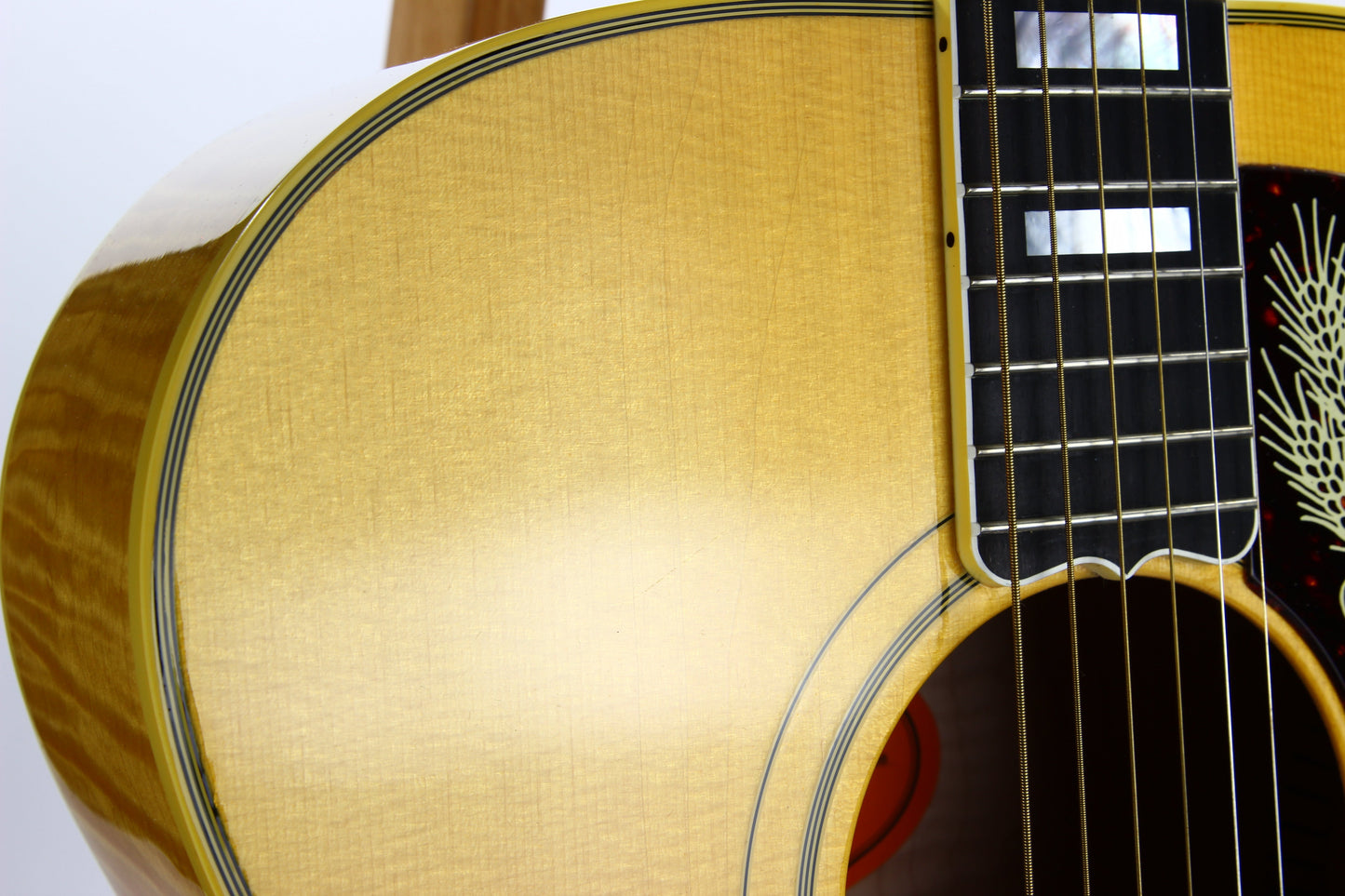 1998 Gibson REN FERGUSON Custom Shop Montana Gold SJ-200 -- J200, Signed COA, Jumbo Flat Top Acoustic