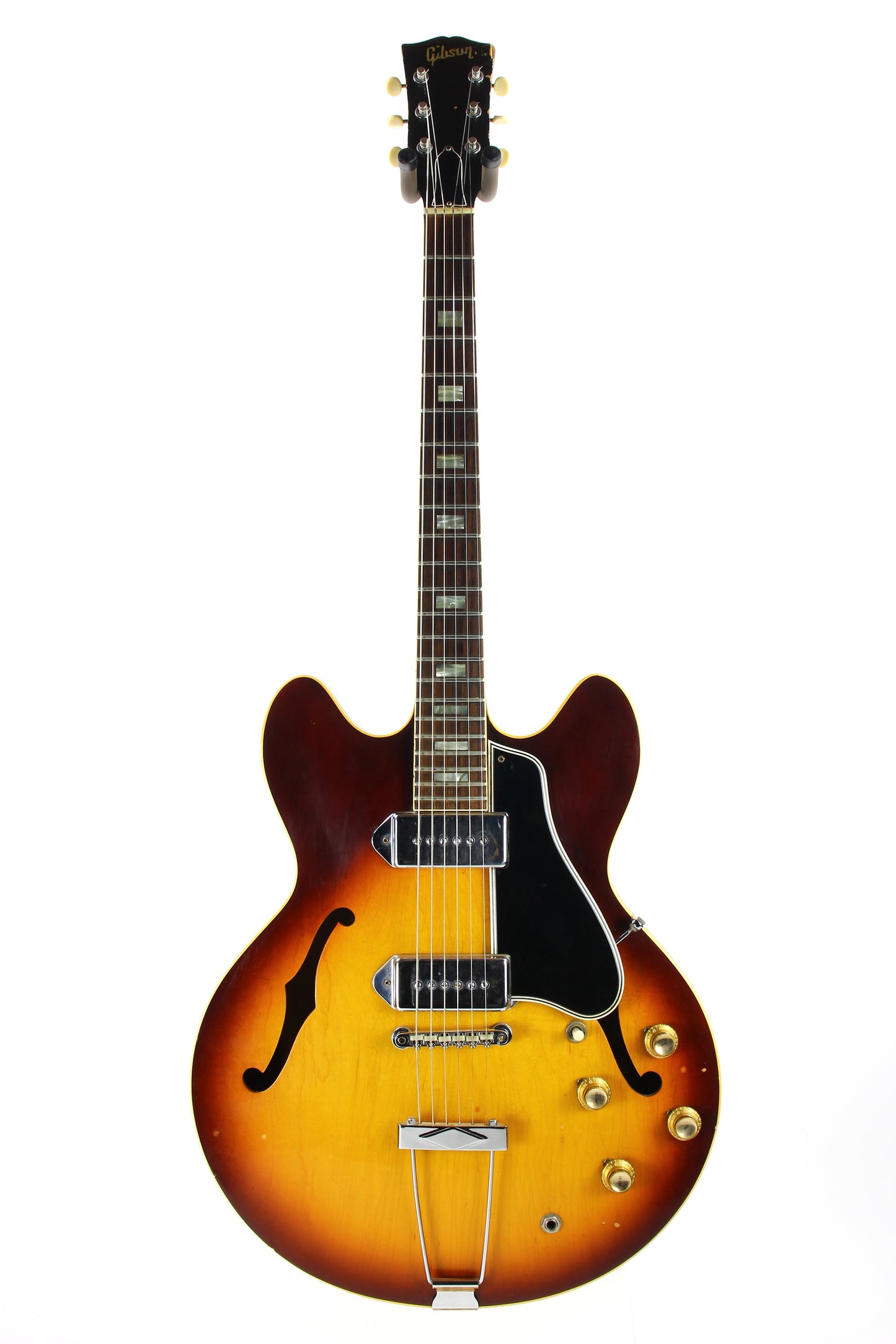 1966 Gibson ES-330 TD Sunburst Vintage Thinline Electric Guitar - 2 P90 Pickups! es335