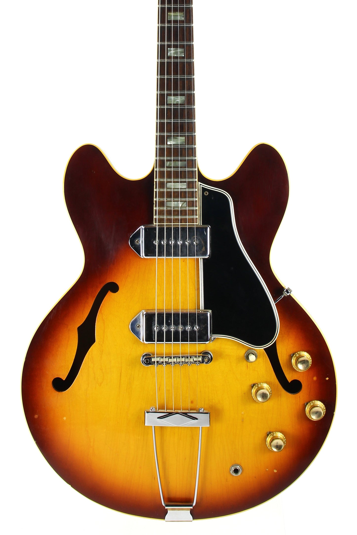 1966 Gibson ES-330 TD Sunburst Vintage Thinline Electric Guitar - 2 P90 Pickups! es335