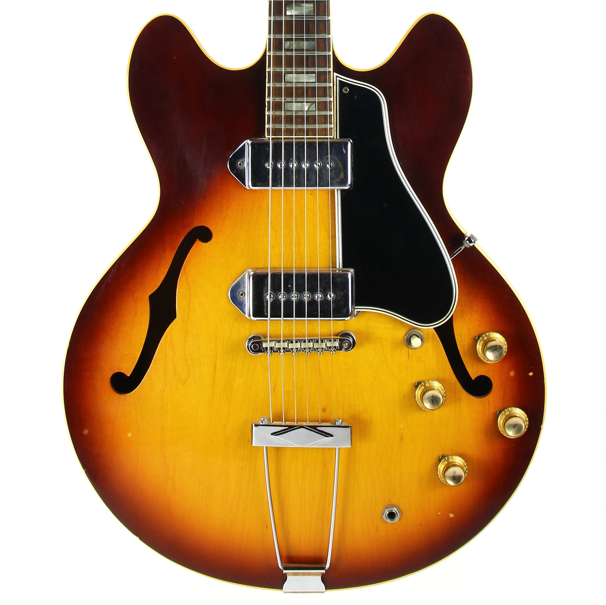 1966 Gibson ES-330 TD Sunburst Vintage Thinline Electric Guitar - 2 P90 Pickups! es335