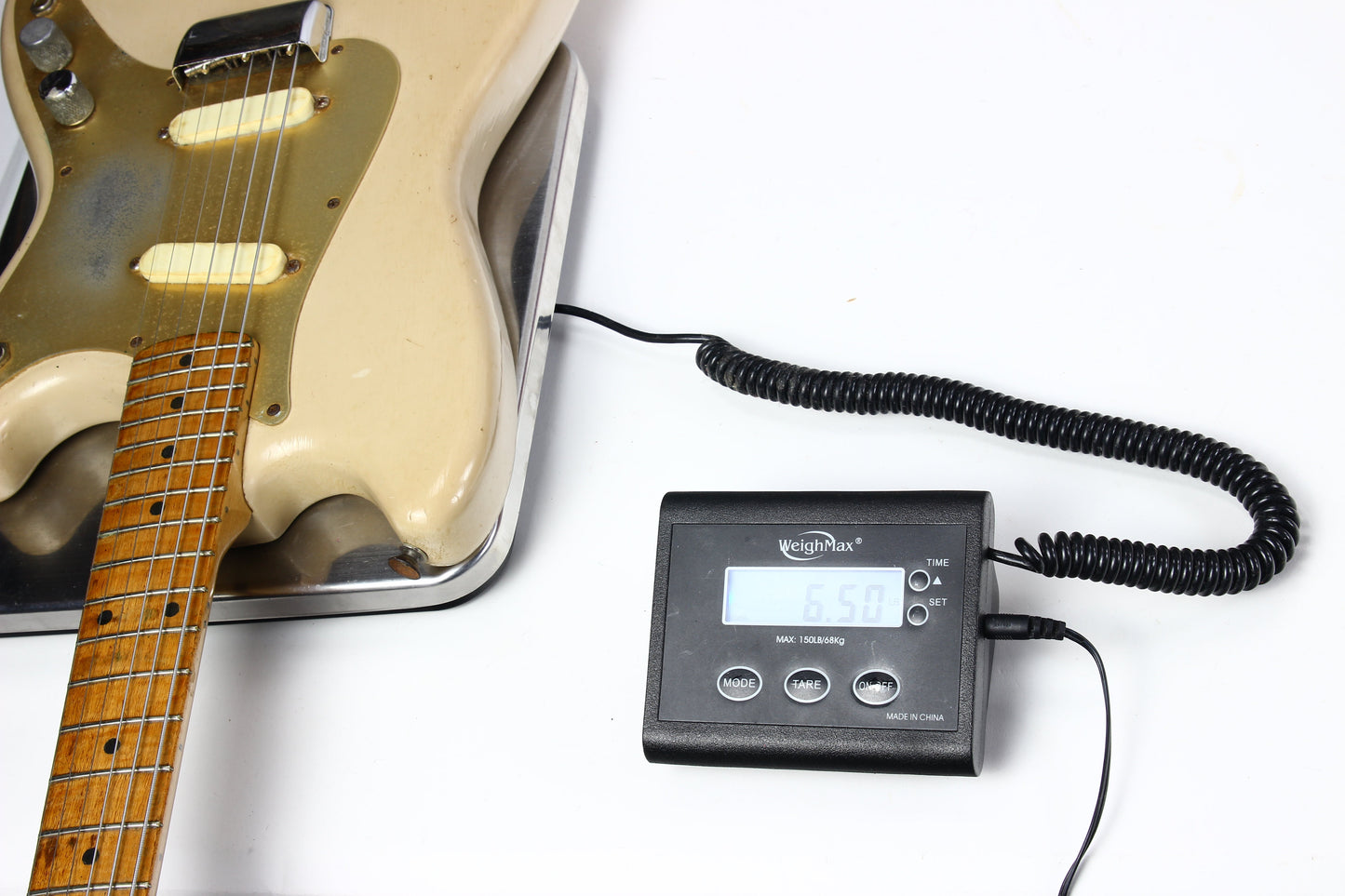 1957 Fender Duo Sonic Desert Sand Tan Wide Nut Maple Neck Anodized Guard w Original Case Pre-CBS