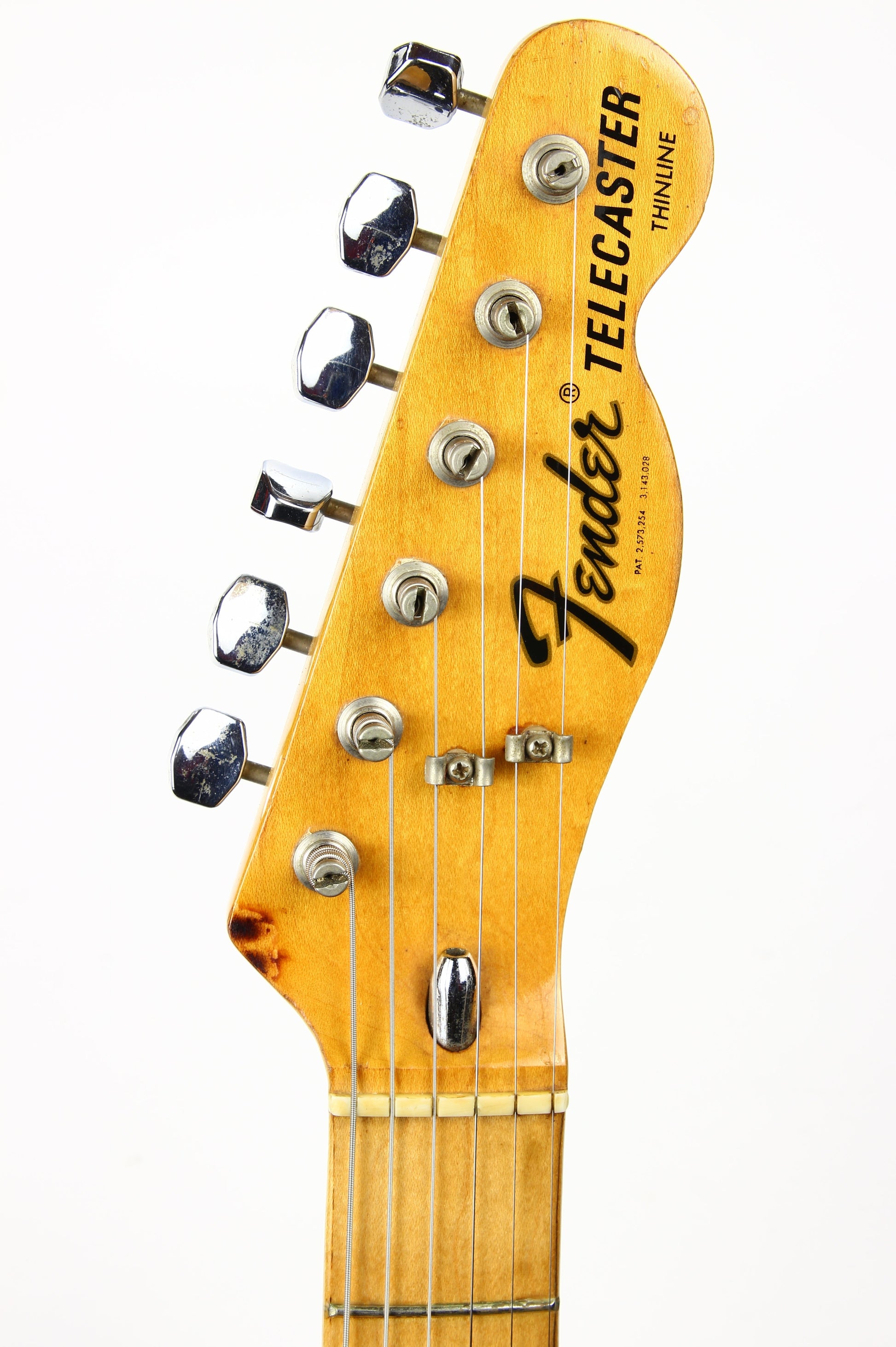 RARE 1972 Fender Telecaster Thinline See Through Blonde Finish - Series II 1970's Tele, Deluxe, Custom, Wide-Range Humbuckers!