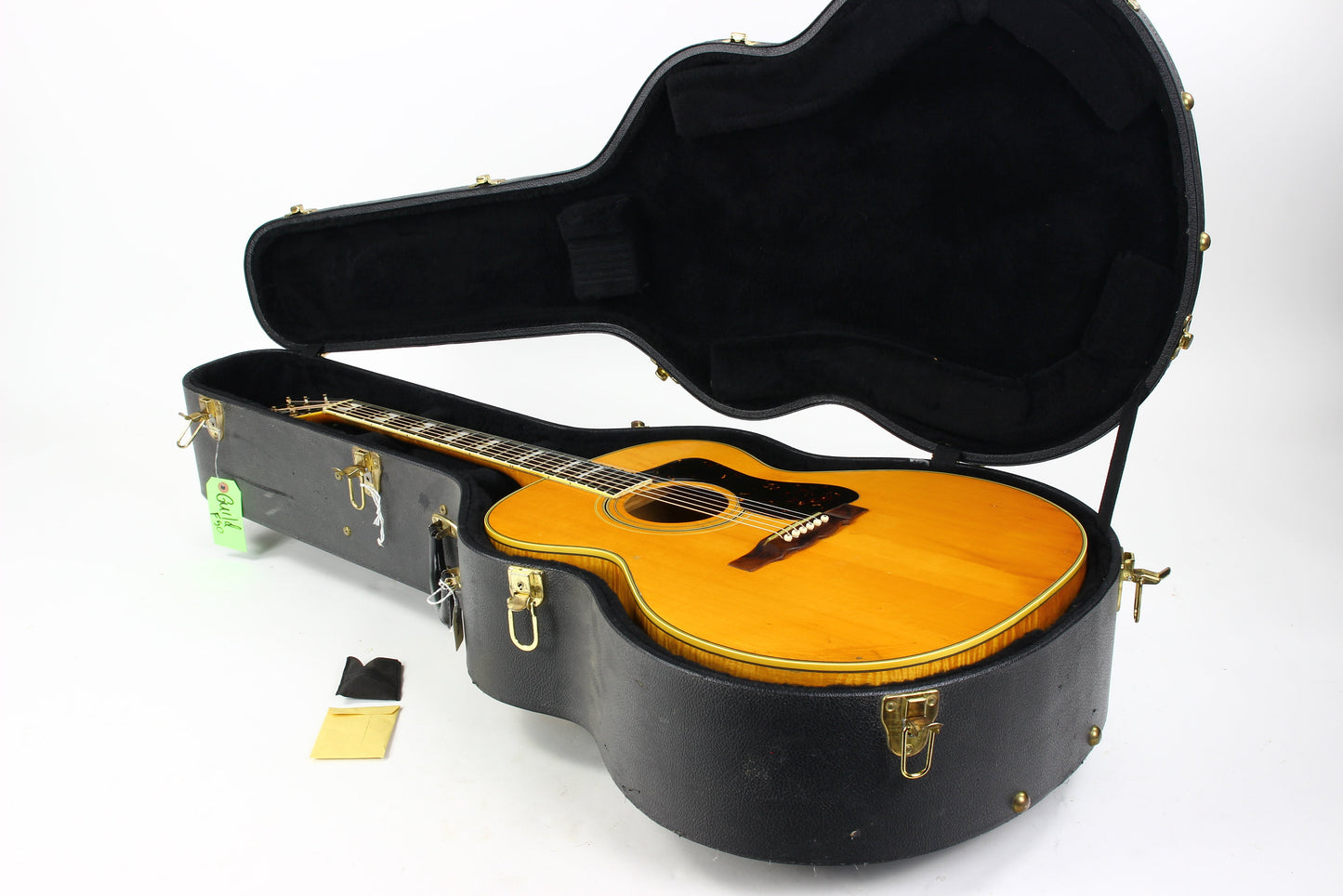 1968 Guild F-50 Natural Jumbo Flattop Jumbo Acoustic Guitar Figured Maple Vintage HOBOKEN MASTERPIECE