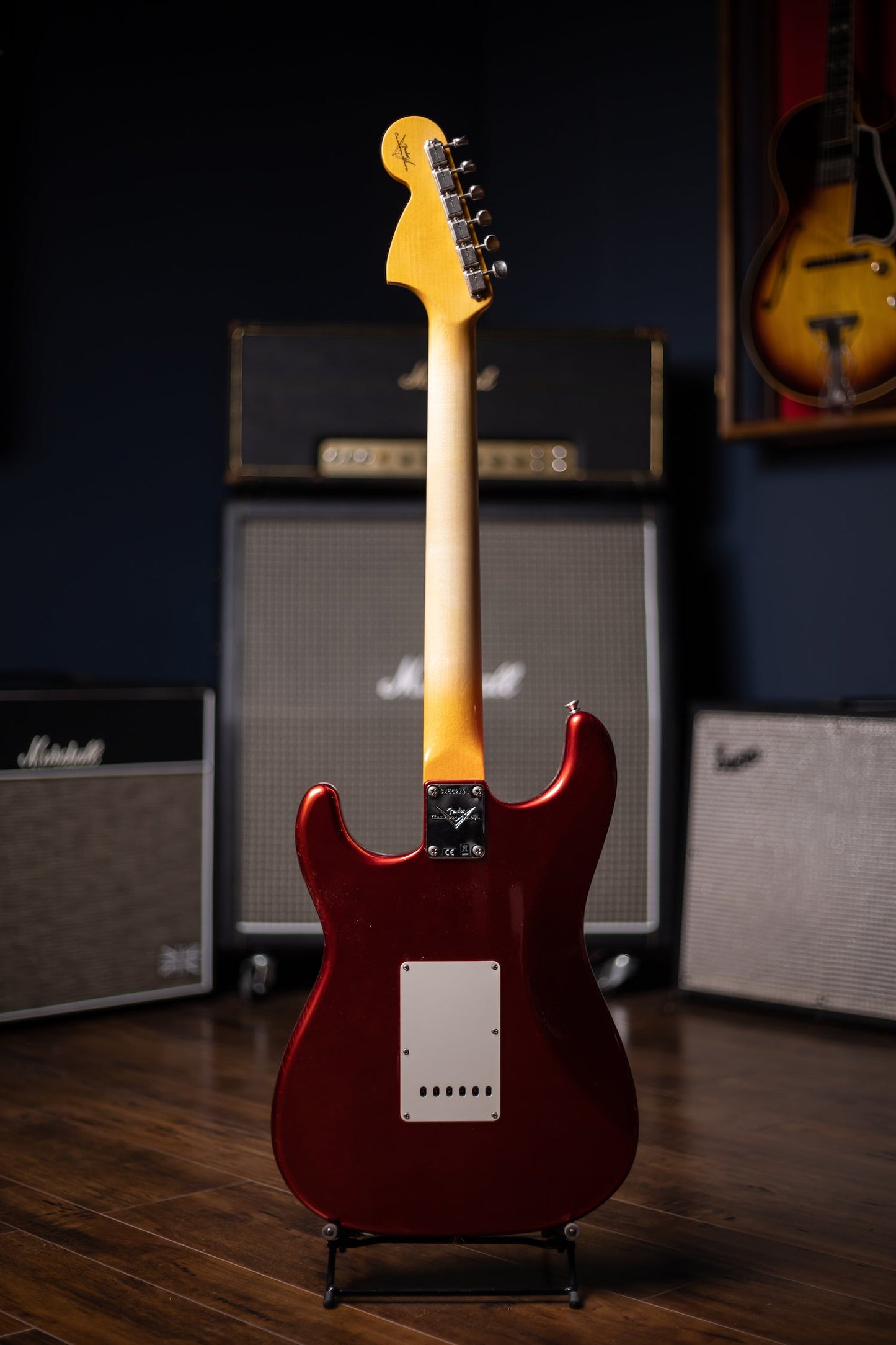 Fender Custom Shop '66 Stratocaster Deluxe Closet Classic Electric Guitar - Faded Aged Candy Apple Red