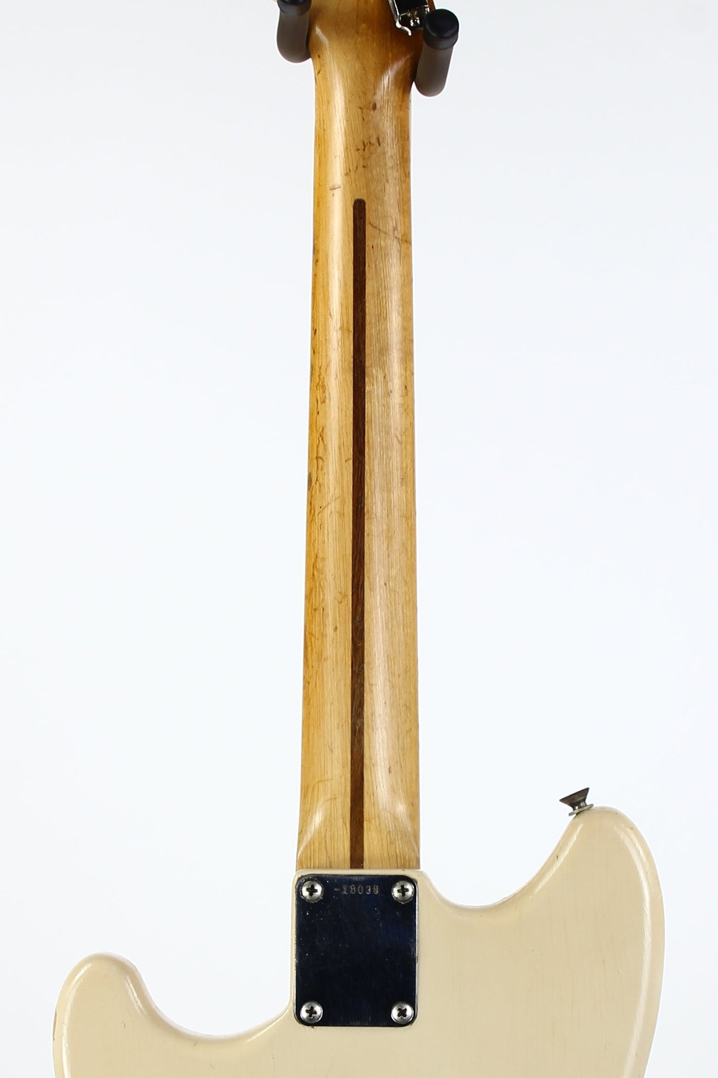 1957 Fender Duo Sonic Desert Sand Tan Wide Nut Maple Neck Anodized Guard w Original Case Pre-CBS