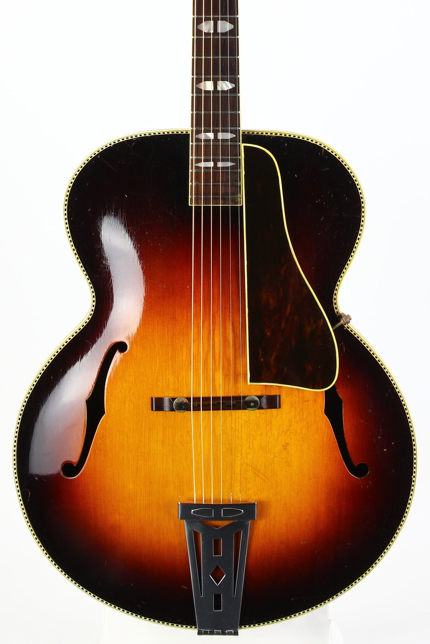 1938 Gibson L-10 Vintage Archtop Acoustic Guitar w Original Hard Case Sunburst CLEAN!