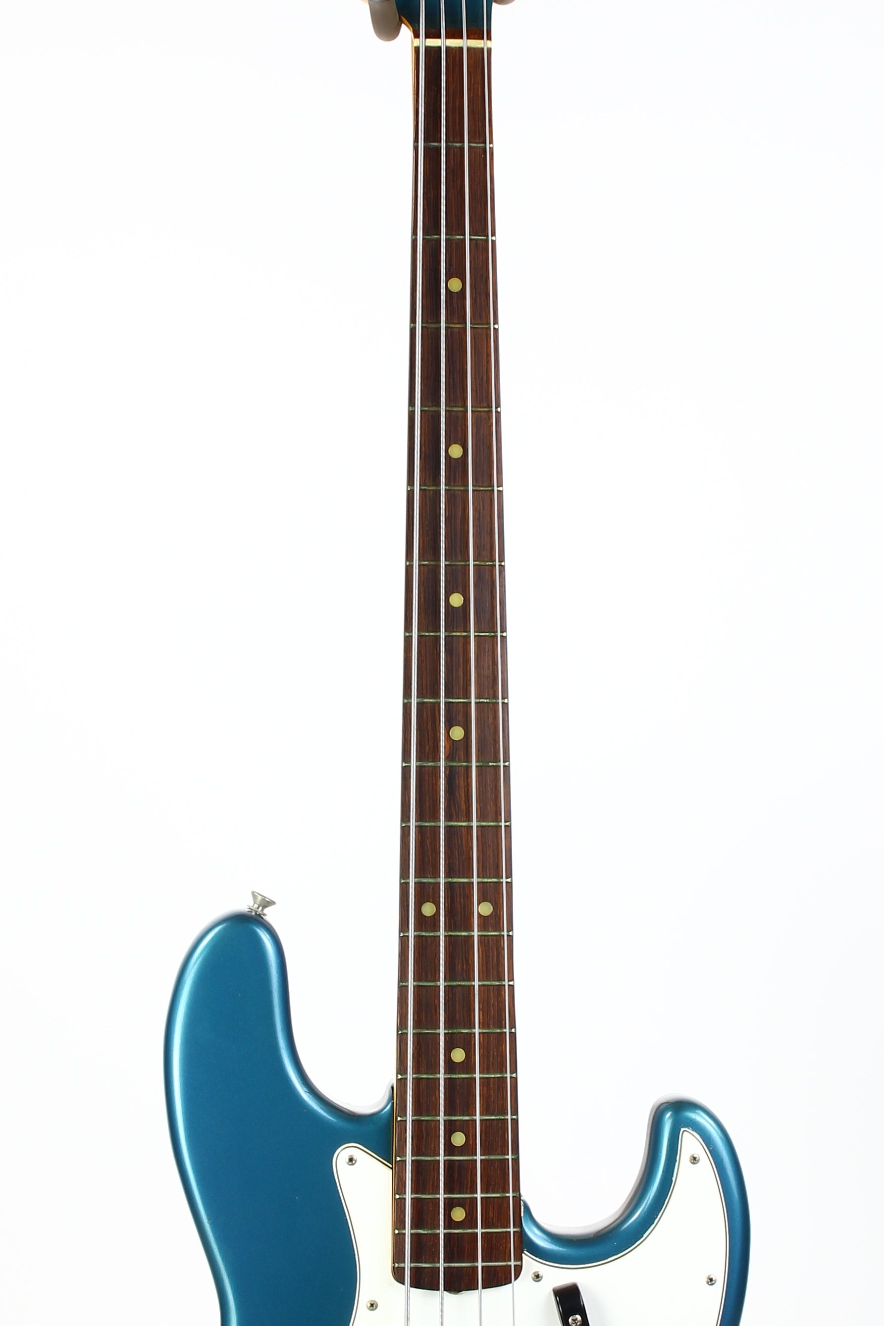 1965 Fender Jazz Bass Custom Color LAKE PLACID BLUE w Original Case L-Series, Padauk Board, BOOK PIECE!