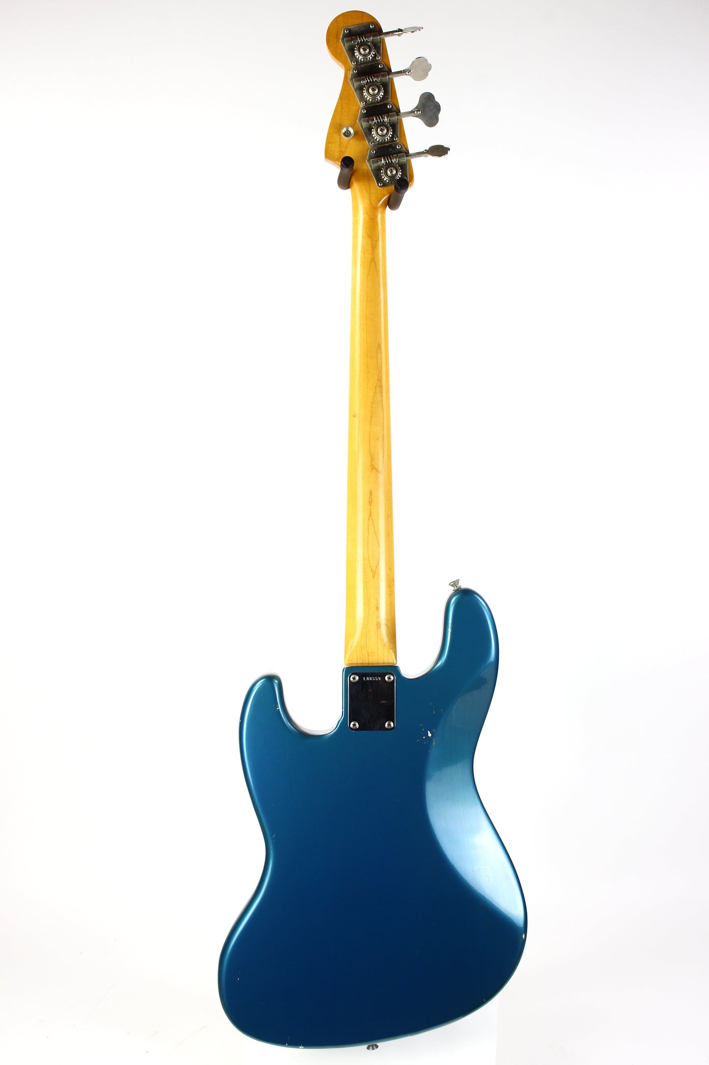 1965 Fender Jazz Bass Custom Color LAKE PLACID BLUE w Original Case L-Series, Padauk Board, BOOK PIECE!