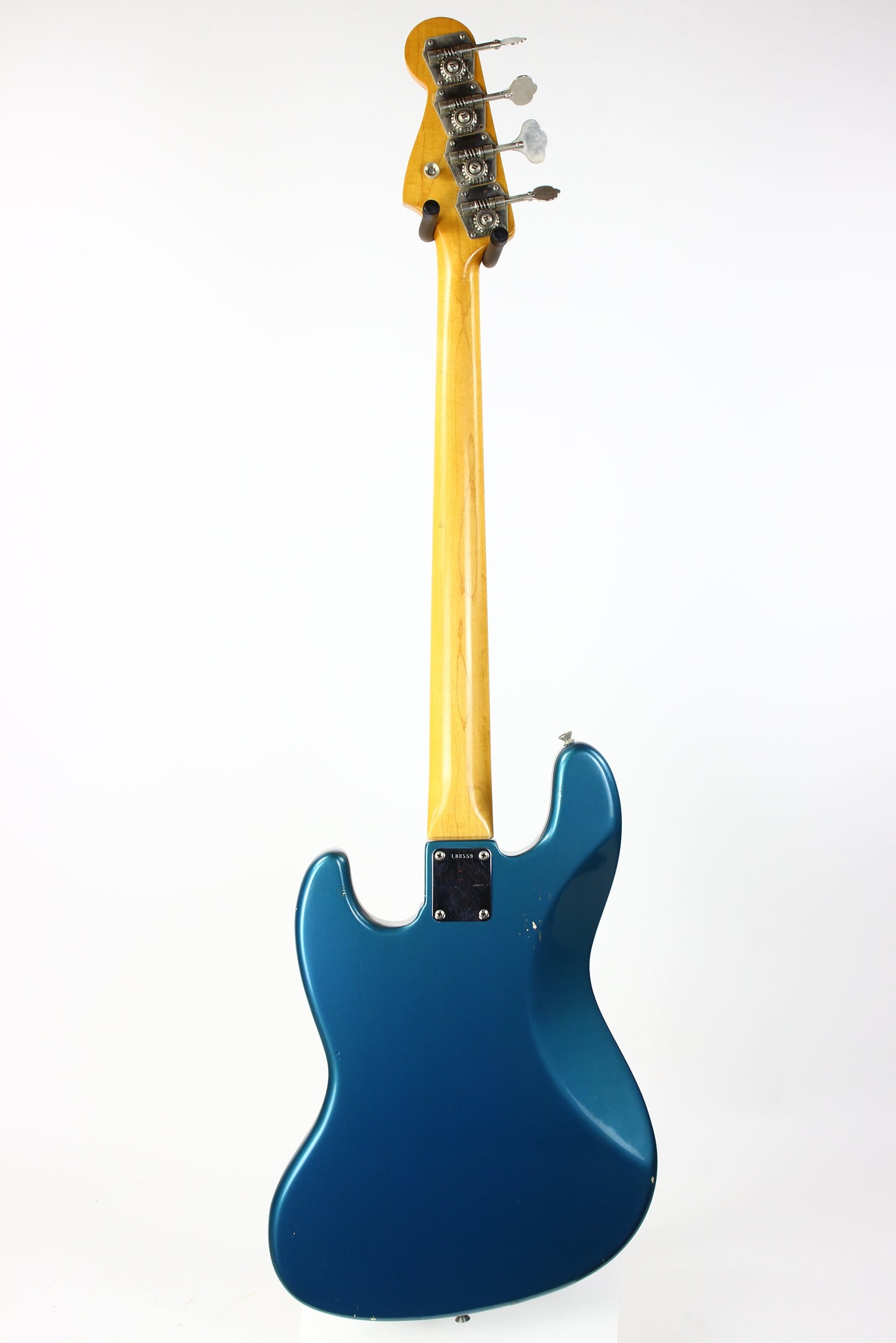 1965 Fender Jazz Bass Custom Color LAKE PLACID BLUE w Original Case L-Series, Padauk Board, BOOK PIECE!