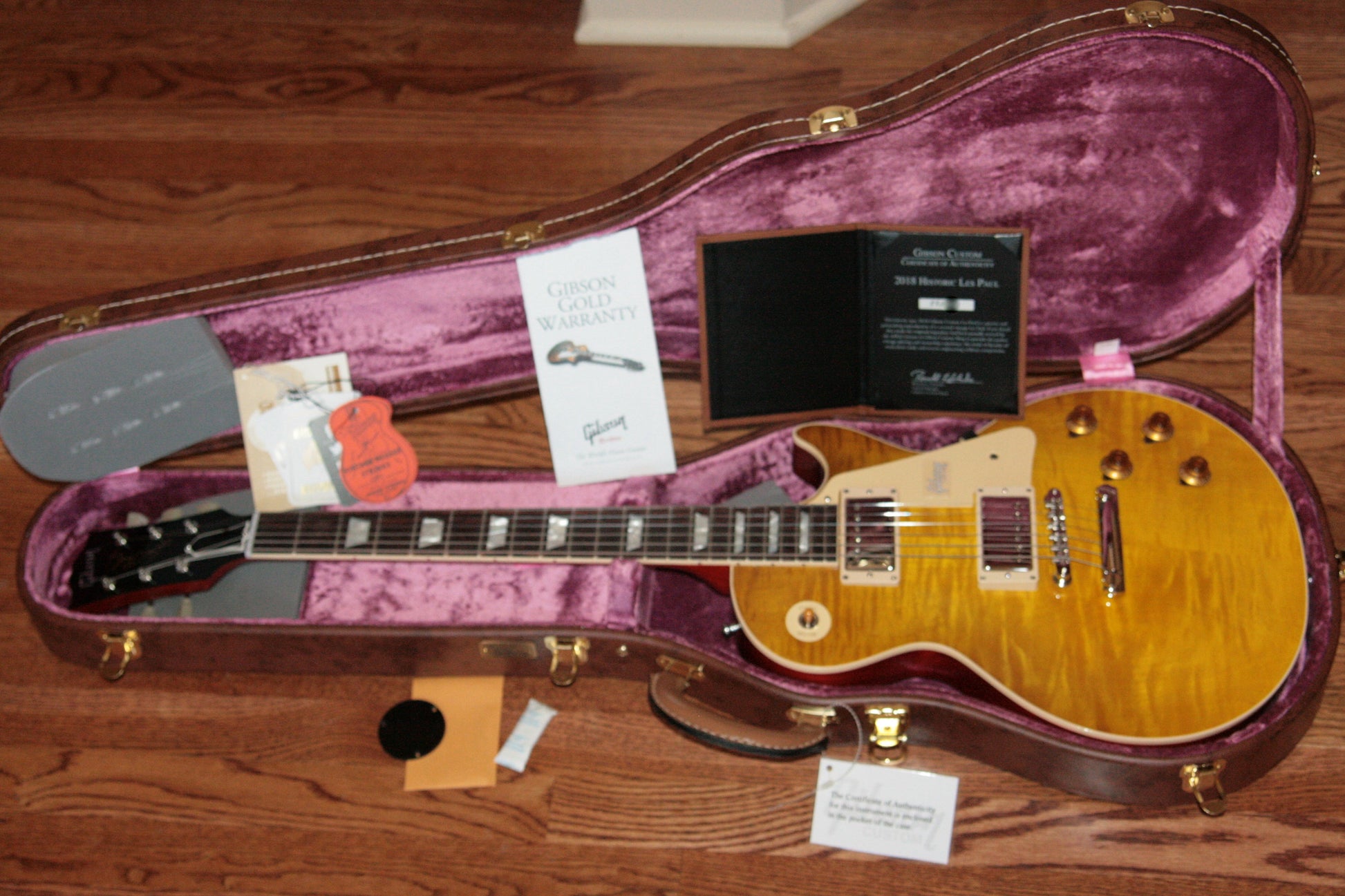 2018 Gibson 1958 Les Paul Historic Reissue! R8 58 LP Honey Lemon Fade Custom Shop TH Specs