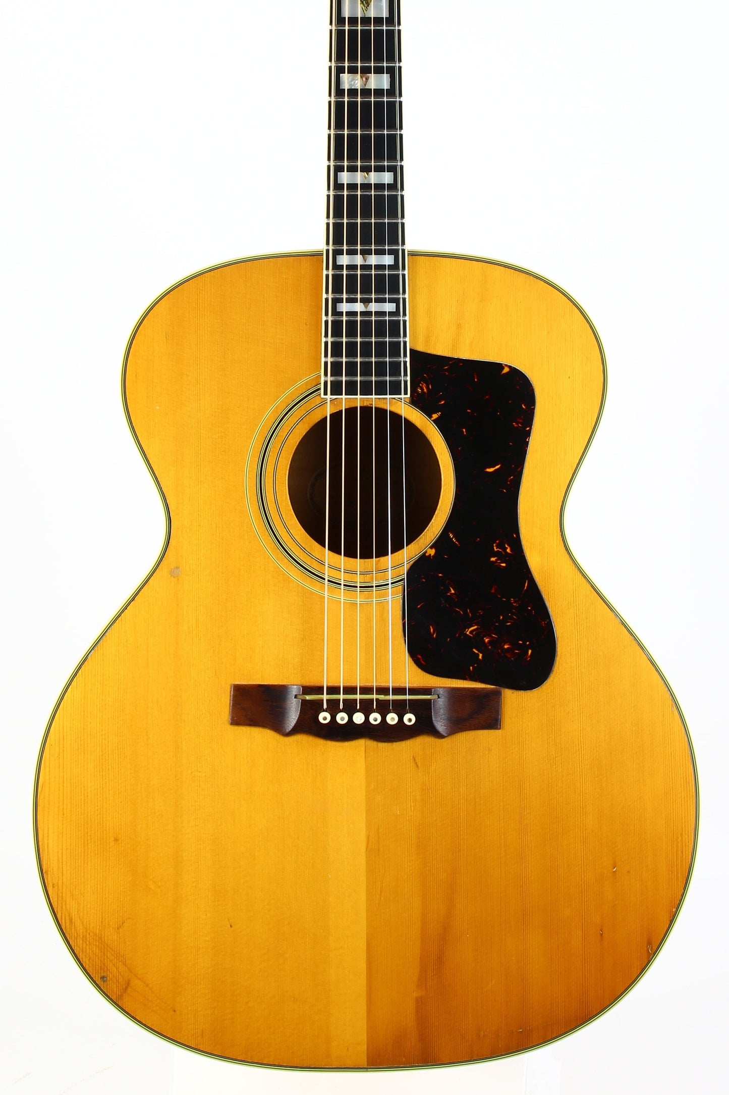 1968 Guild F-50 Natural Jumbo Flattop Jumbo Acoustic Guitar Figured Maple Vintage HOBOKEN MASTERPIECE
