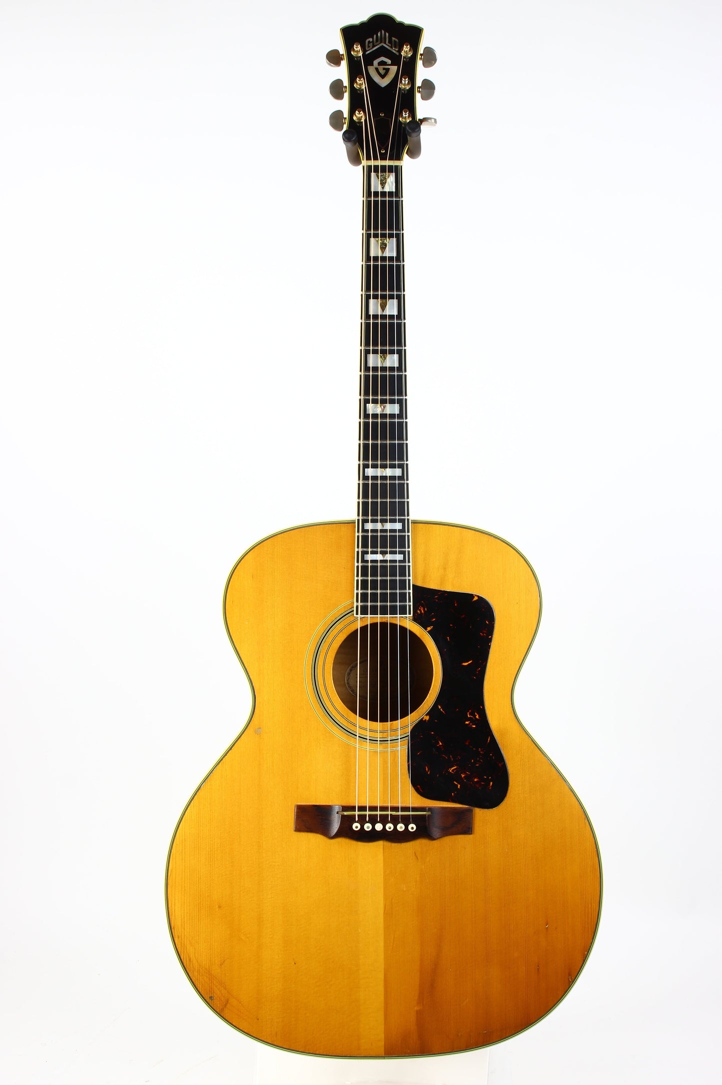 1968 Guild F-50 Natural Jumbo Flattop Jumbo Acoustic Guitar Figured Maple Vintage HOBOKEN MASTERPIECE