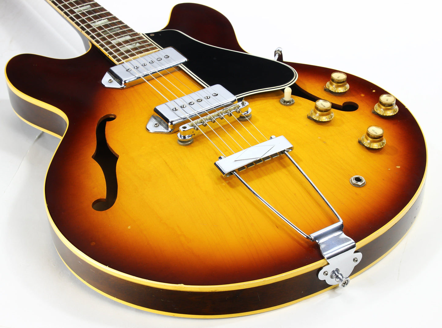 1966 Gibson ES-330 TD Sunburst Vintage Thinline Electric Guitar - 2 P90 Pickups! es335