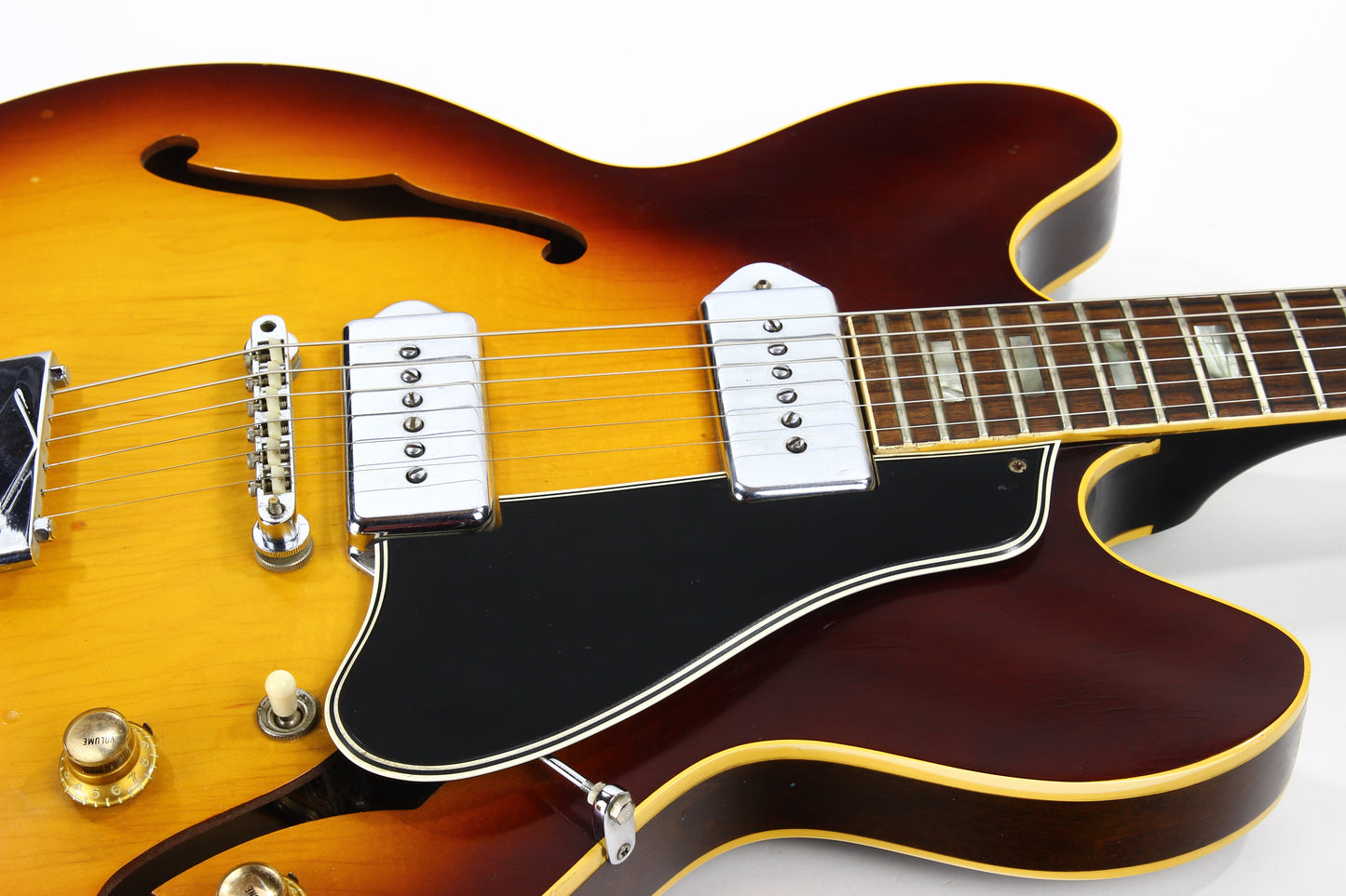 1966 Gibson ES-330 TD Sunburst Vintage Thinline Electric Guitar - 2 P90 Pickups! es335