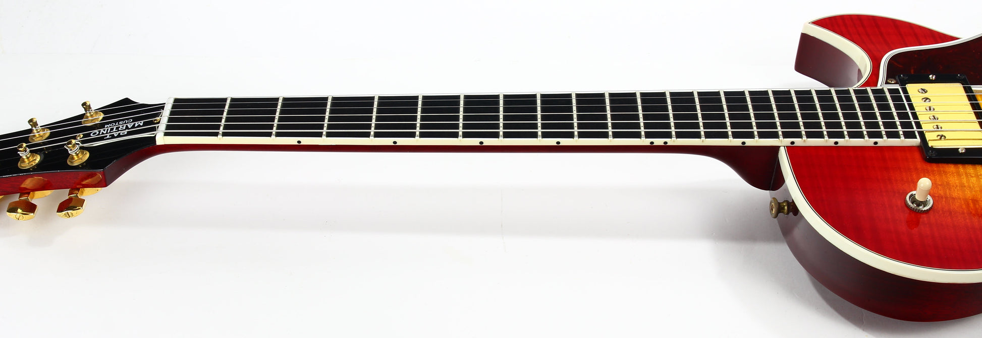 2006 Gibson Custom Shop Pat Martino Custom Electric Guitar - Carved Maple Flametop, Ebony Board! es-175, es-335, es-355