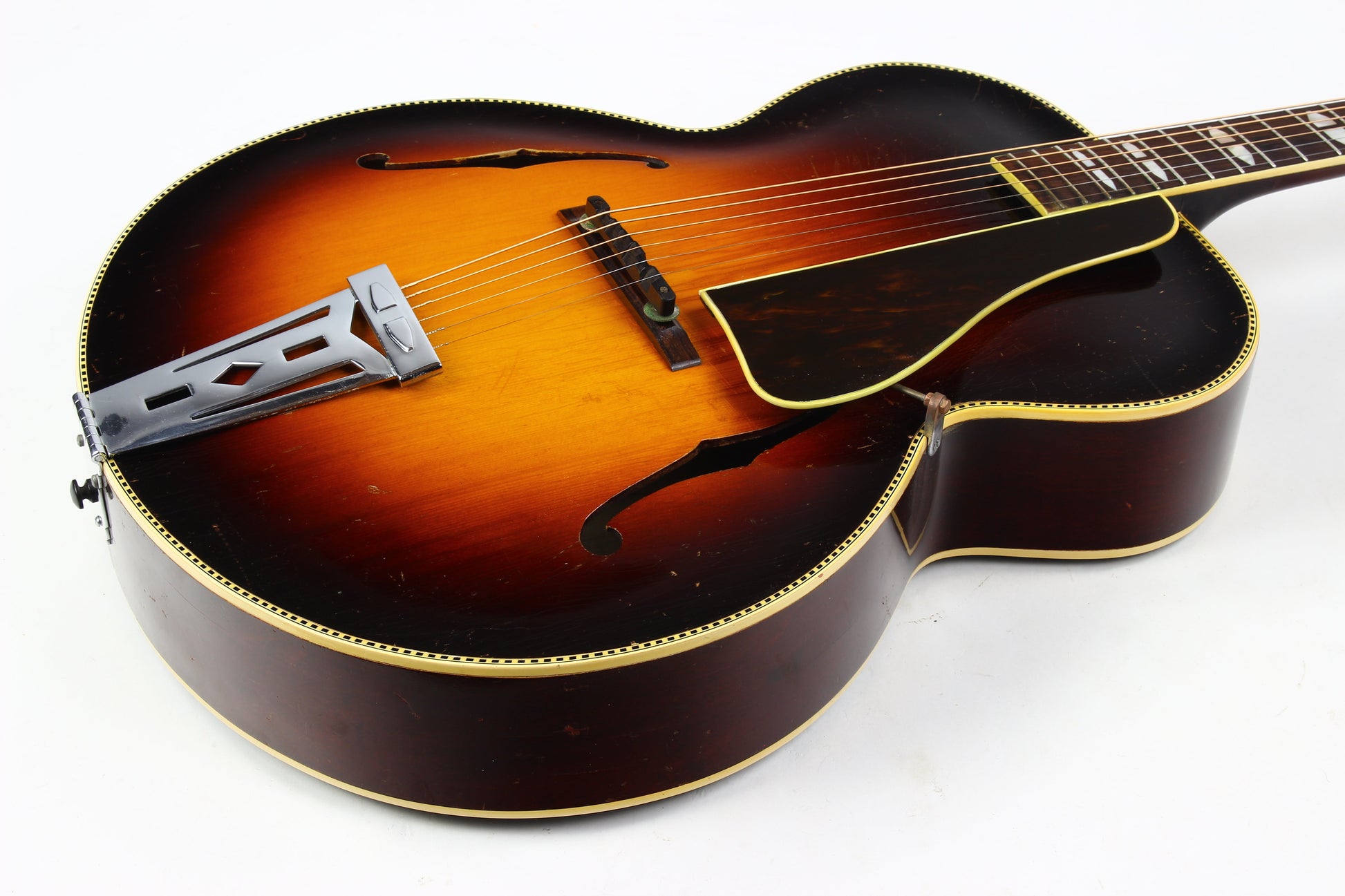 1938 Gibson L-10 Vintage Archtop Acoustic Guitar w Original Hard Case Sunburst CLEAN!