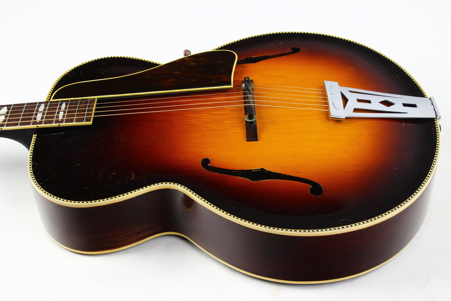 1938 Gibson L-10 Vintage Archtop Acoustic Guitar w Original Hard Case Sunburst CLEAN!