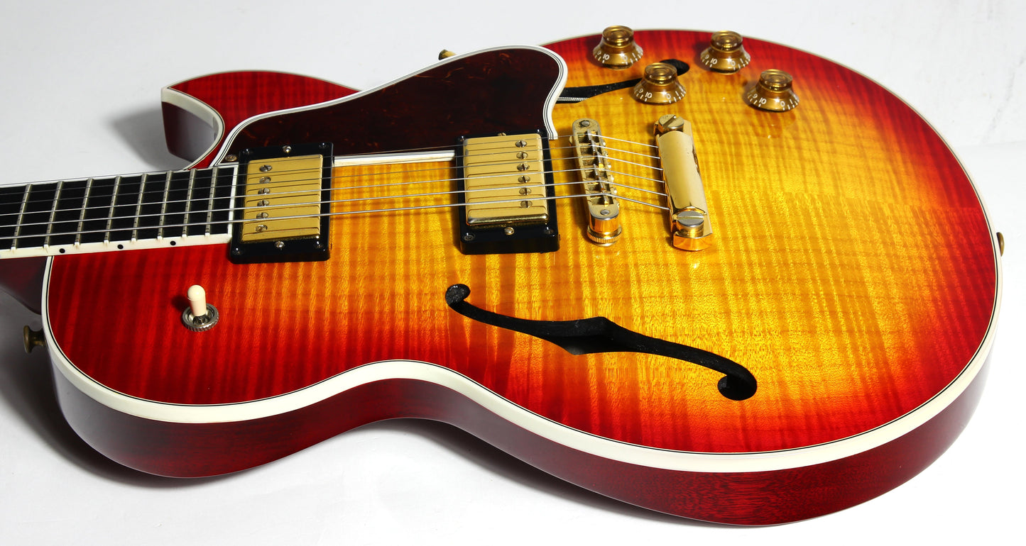2006 Gibson Custom Shop Pat Martino Custom Electric Guitar - Carved Maple Flametop, Ebony Board! es-175, es-335, es-355