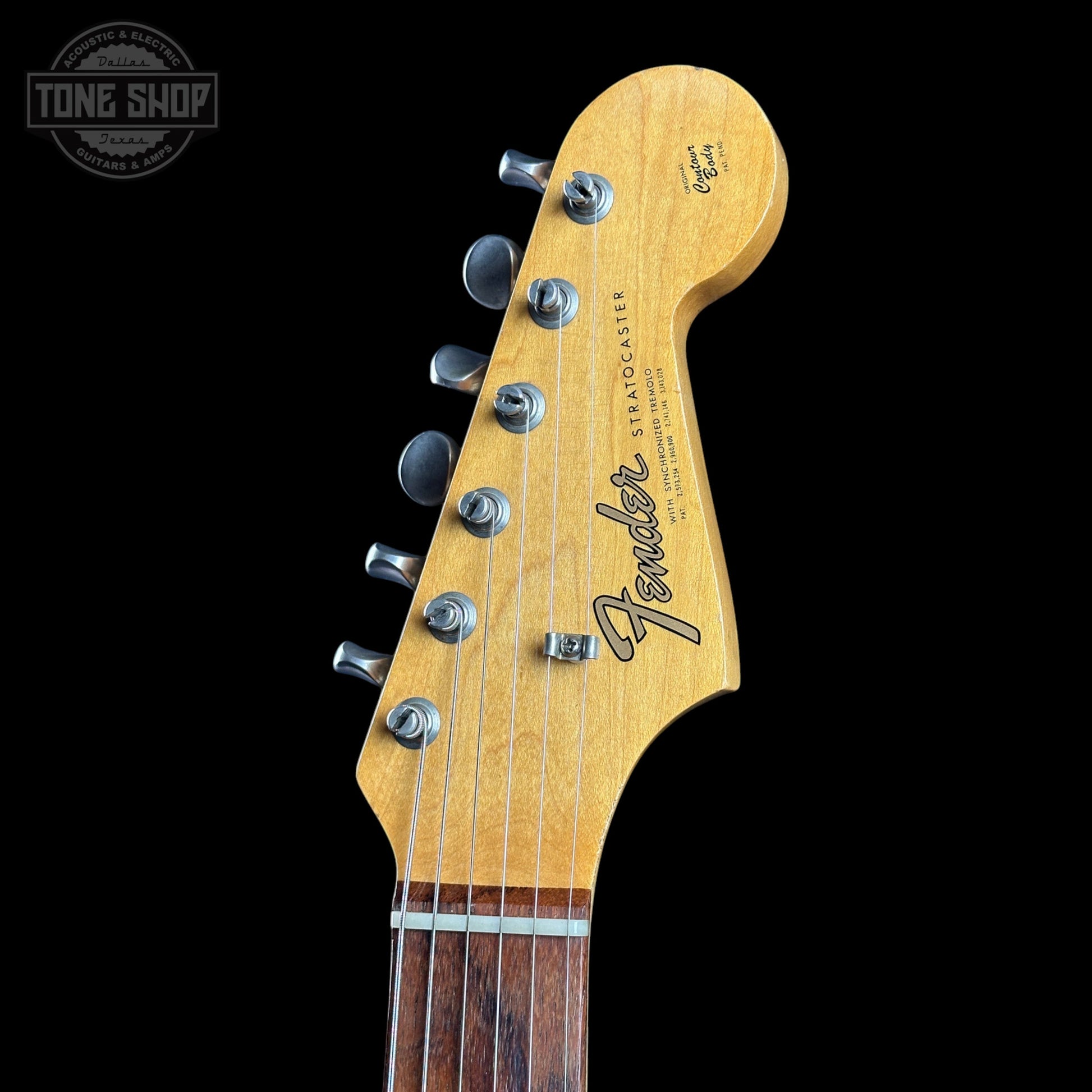 Vintage 1965 Fender Stratocaster 3-Tone Sunburst w/OHSC TSU24824