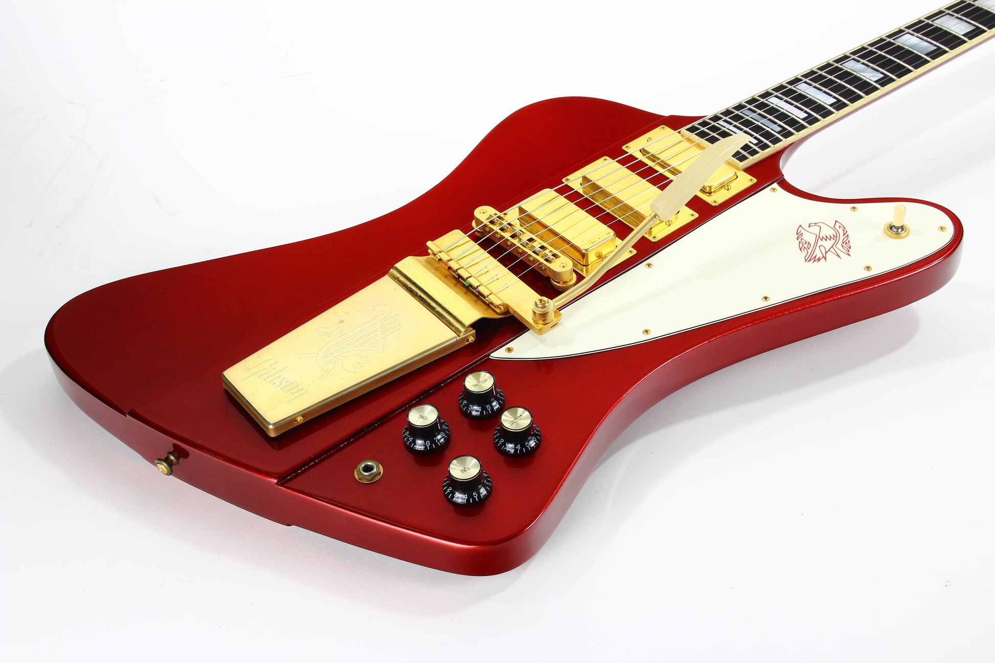 2005 Gibson Firebird VII Metallic Red -- EBONY Board, Maestro, Gold Hardware, OHSC! v i iii