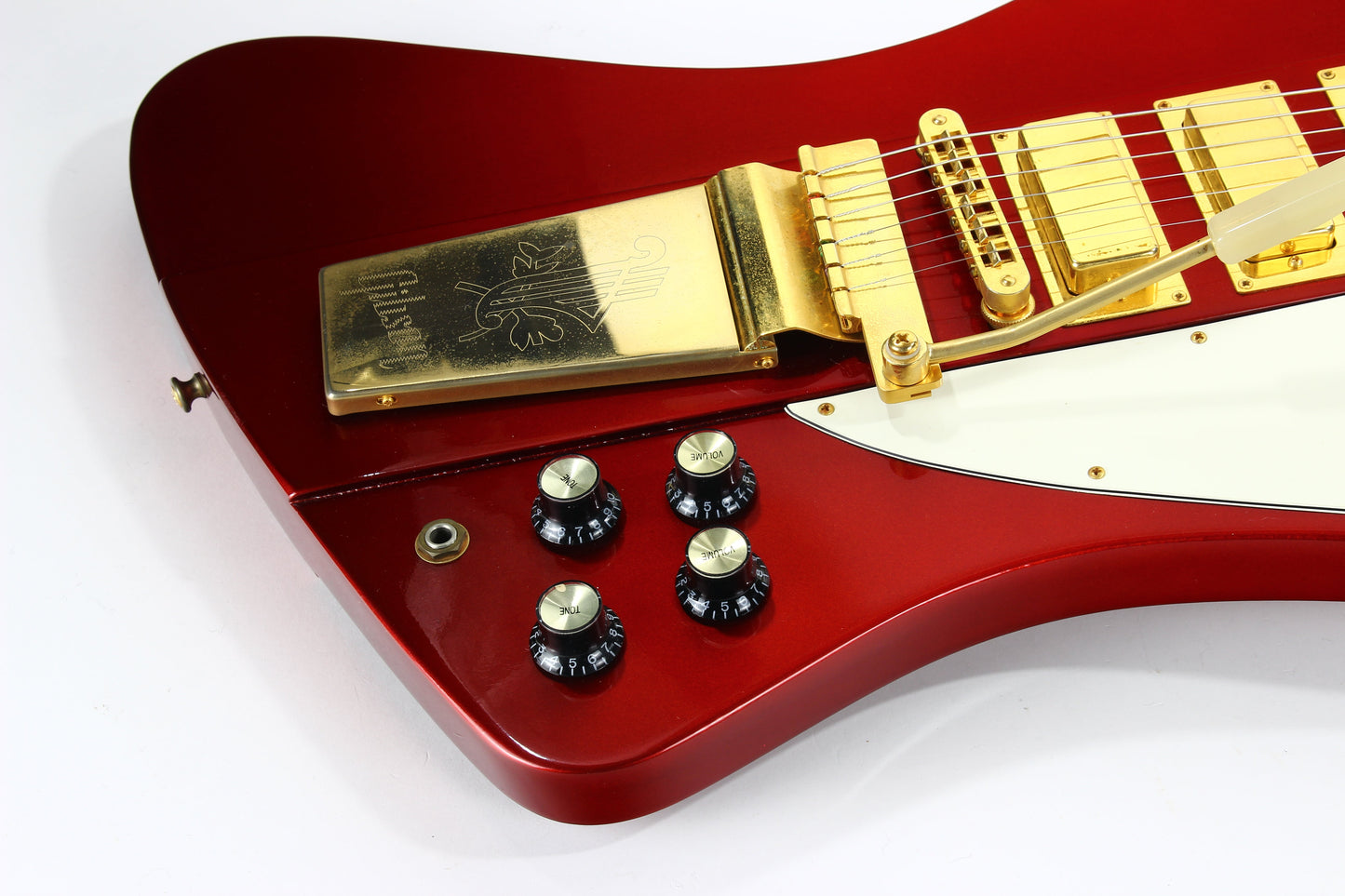 2005 Gibson Firebird VII Metallic Red -- EBONY Board, Maestro, Gold Hardware, OHSC! v i iii