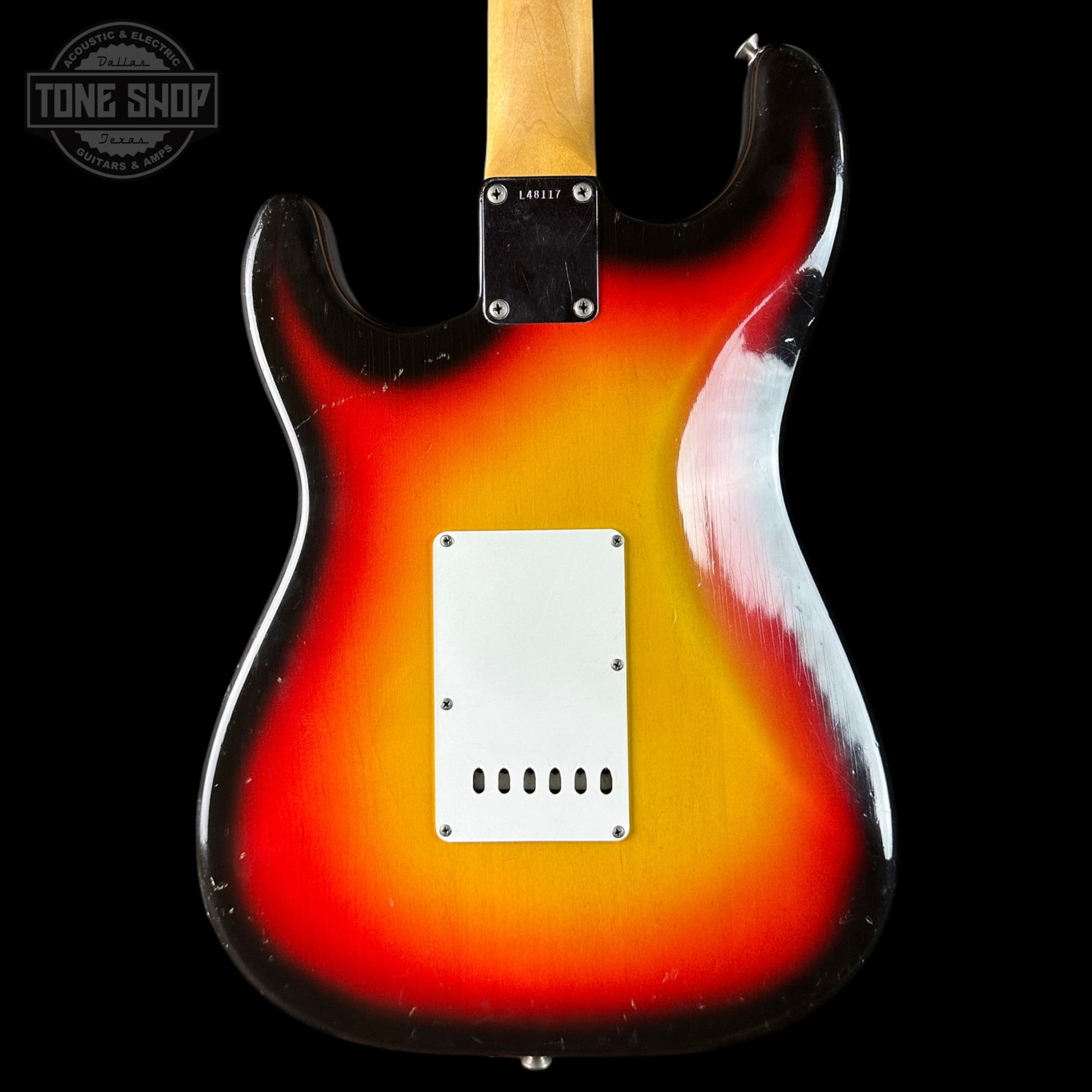 Vintage 1965 Fender Stratocaster 3-Tone Sunburst w/OHSC TSU24824