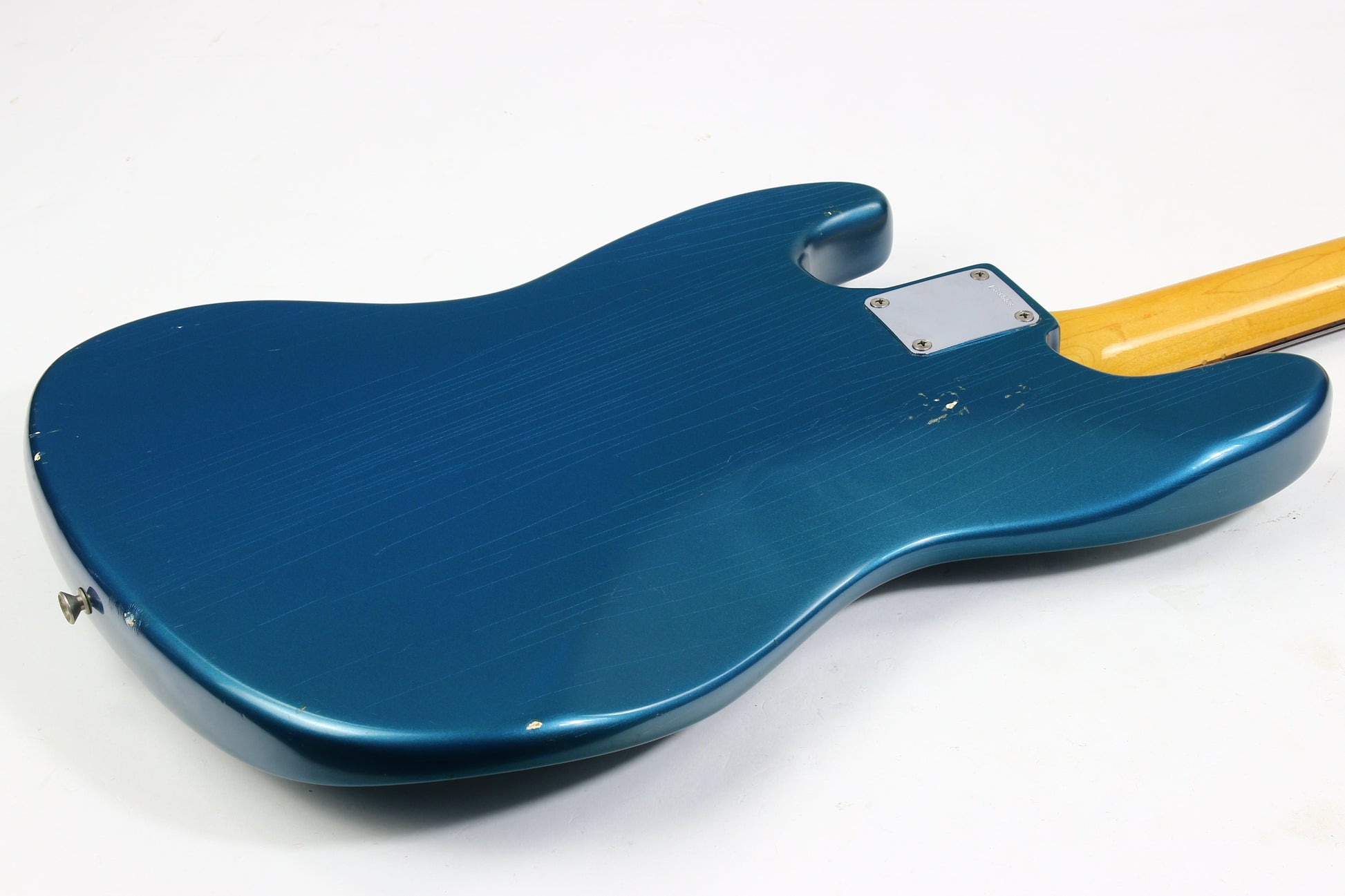 1965 Fender Jazz Bass Custom Color LAKE PLACID BLUE w Original Case L-Series, Padauk Board, BOOK PIECE!