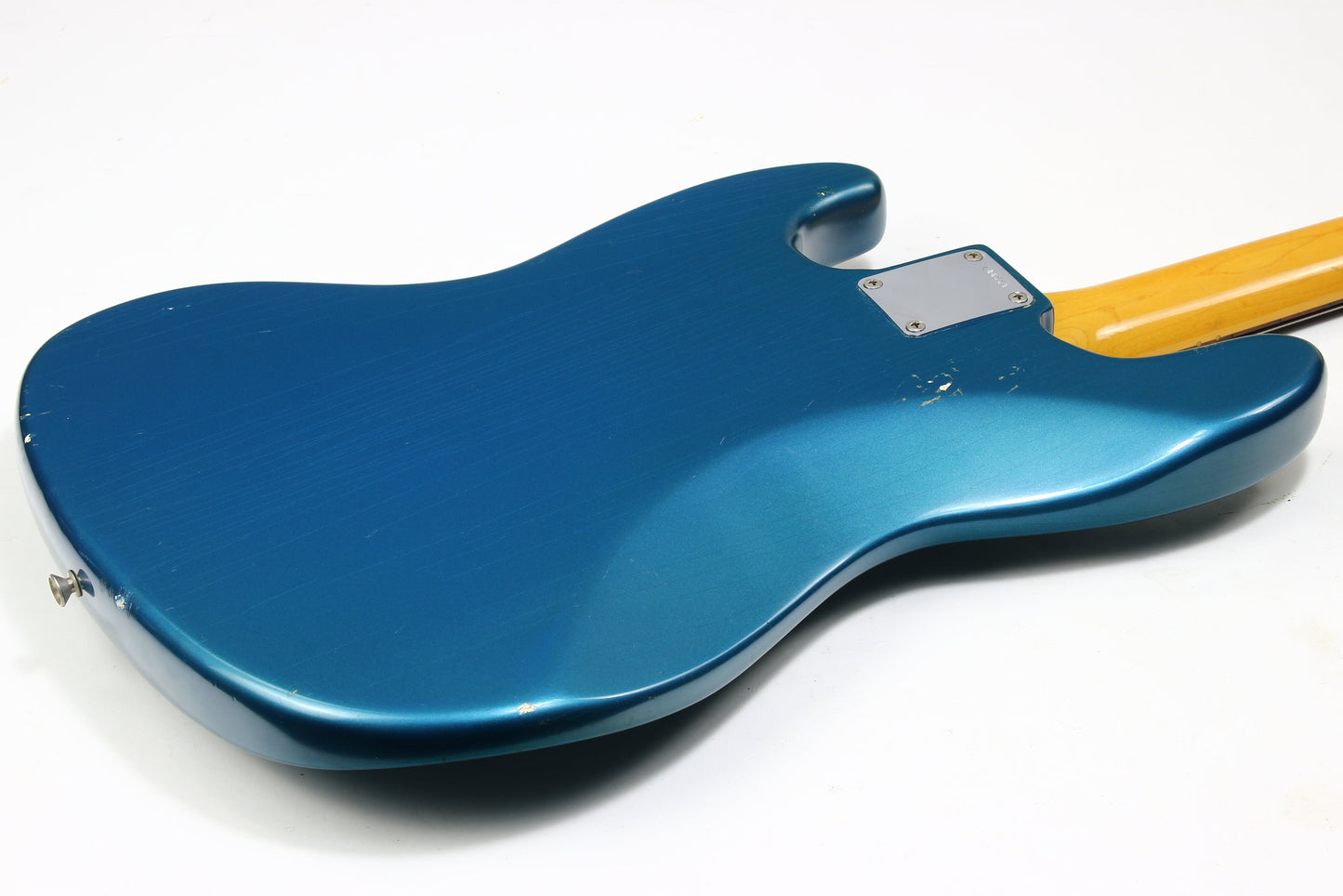 1965 Fender Jazz Bass Custom Color LAKE PLACID BLUE w Original Case L-Series, Padauk Board, BOOK PIECE!