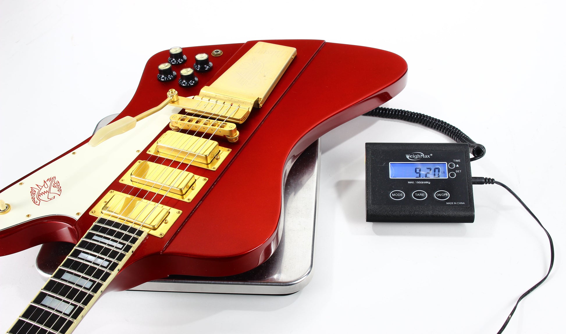 2005 Gibson Firebird VII Metallic Red -- EBONY Board, Maestro, Gold Hardware, OHSC! v i iii