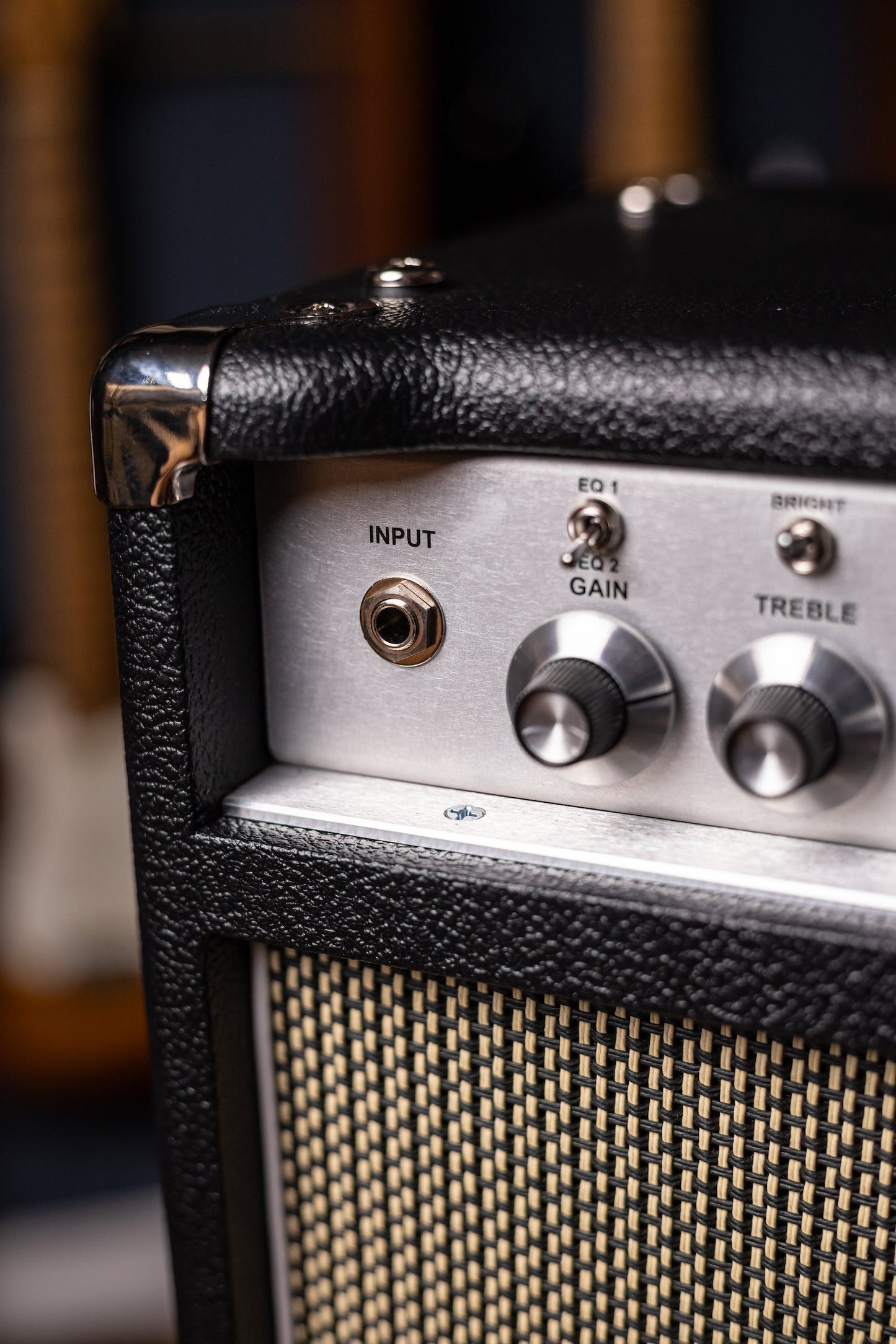 PRE-ORDER | Two-Rock Bloomfield Drive 100/50w Tube Head and Cabinet - Black Bronco Tolex, Salt & Pepper Grill Cloth, Silver Skirt Knobs, White Piping
