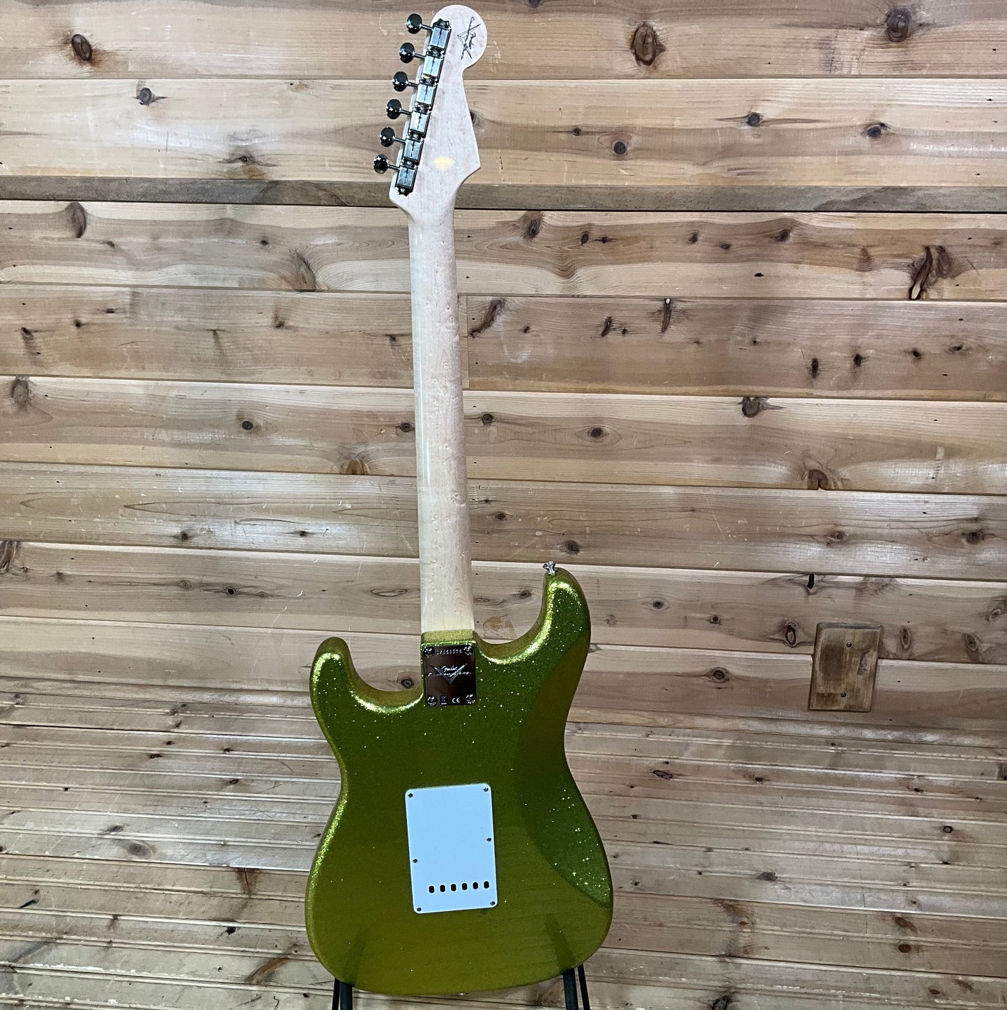 Fender Custom Shop Dick Dale Stratocaster Electric Guitar - Chartreuse Sparkle