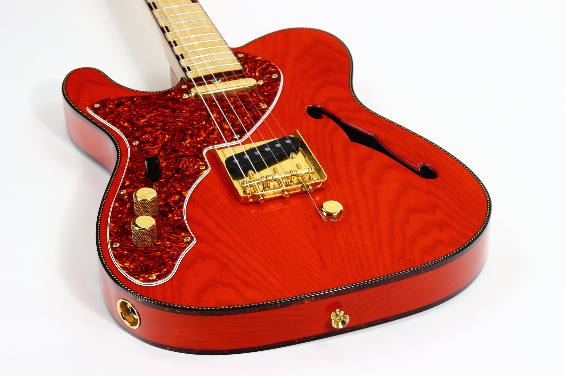 1992 Fender Custom Shop Masterbuilt Thinline Telecaster One-Off | B-Bender Lefty Righty! Rope Tortoise Binding Unique Tele Fred Stuart! Cowboycaster