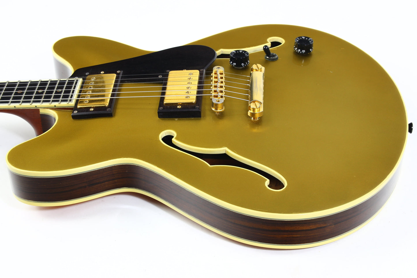 2001 Tom Ribbecke Testadura Goldtop - Masterbuilt w Brazilian Rosewood Center Block & Sides